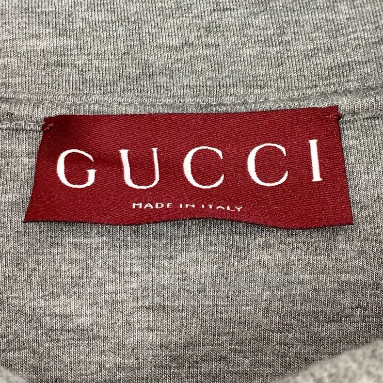 Gucci Gucci Grey logo letter embroidery hooded long-sleeved swea Size XXS / US 00 / IT 34 - 5 Thumbnail