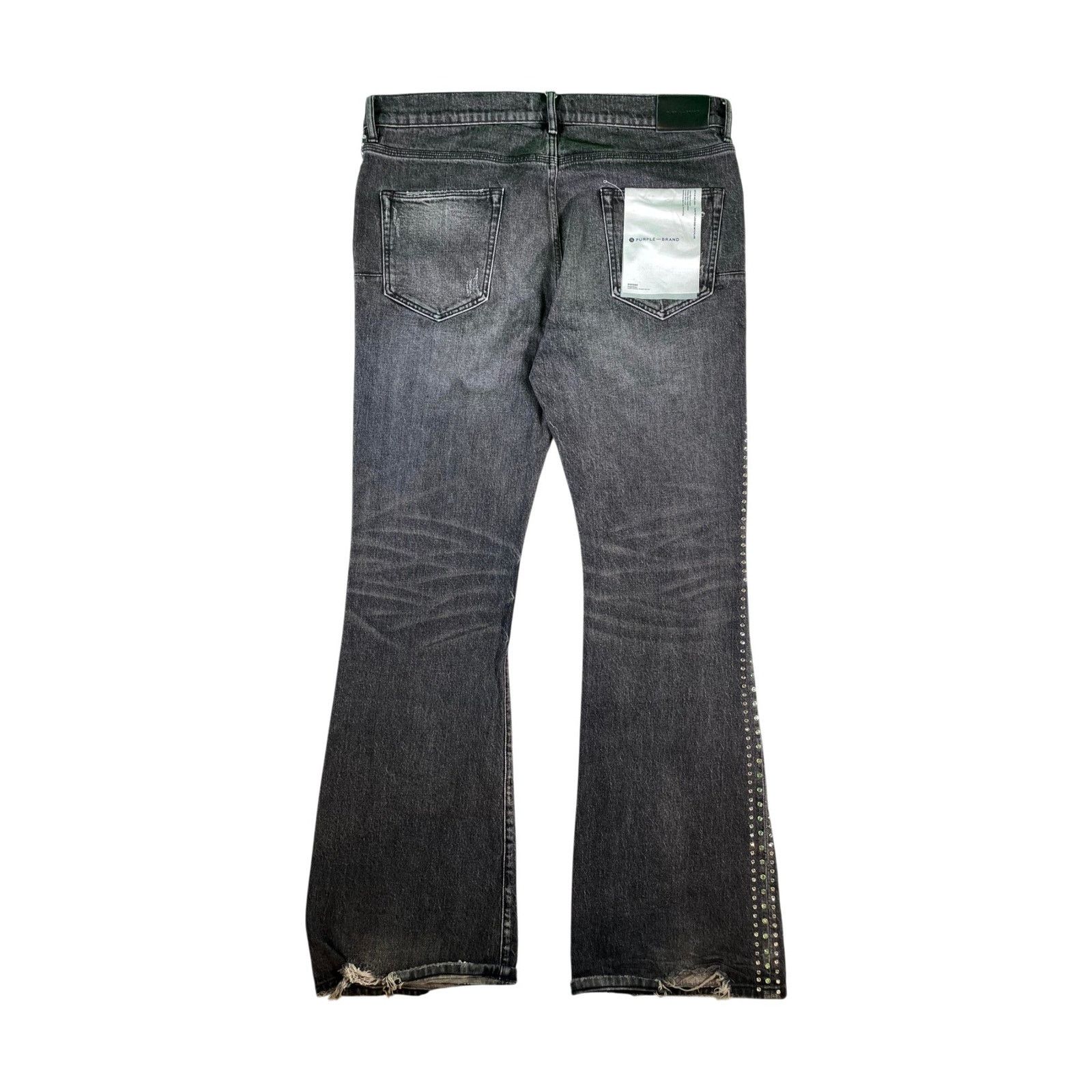 Purple Brand Purple Brand Crystal Black Wash Jeans Size US 38 / EU 54 - 2 Thumbnail
