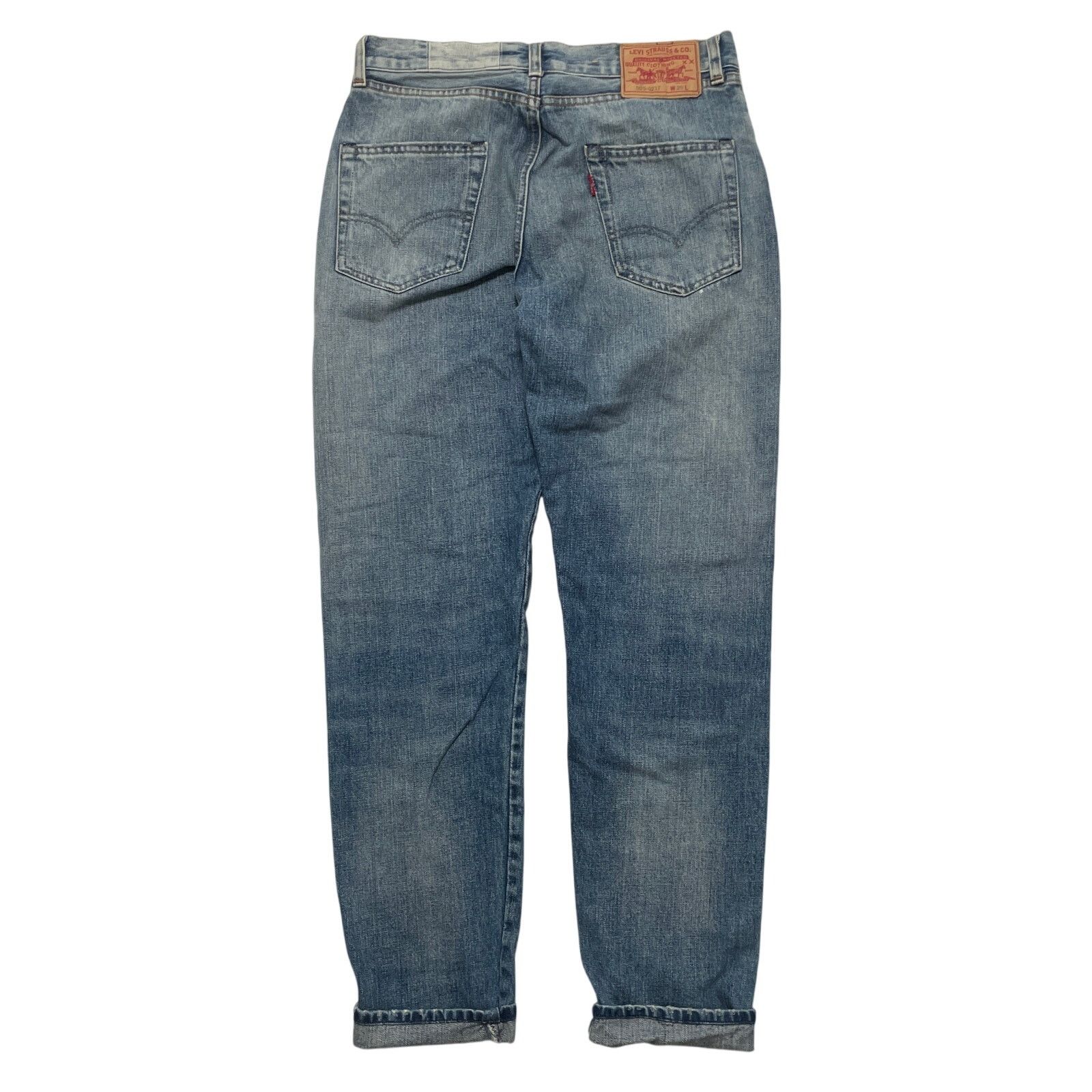 Levi's Levis Jeans LVC 1967 505-0217 Blue Light Wash Selvedge 29x31 Size 29" - 4 Thumbnail