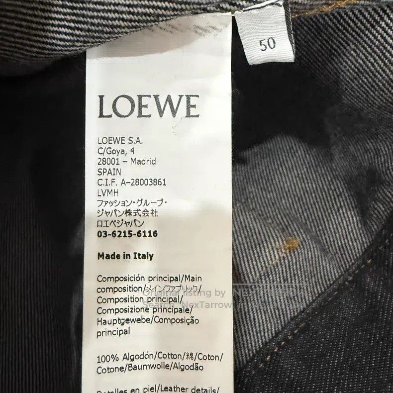 Loewe Loewe Washed Distressed Floral Print Denim Jacket Size US M / EU 48-50 / 2 - 7 Thumbnail
