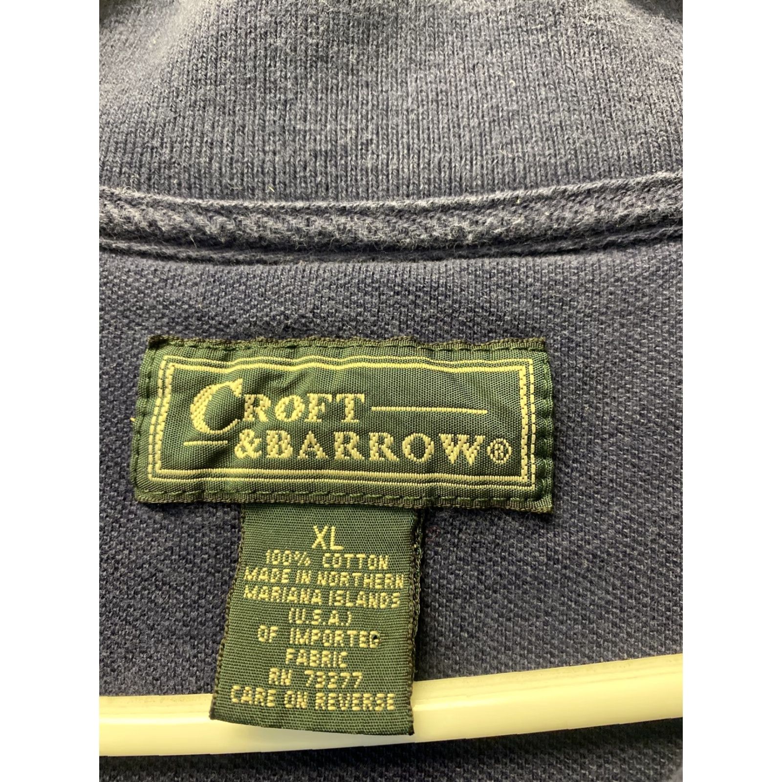 Croft & Barrow VINTAGE Croft & Barrow Polo Shirt Mens XLT Blue Short Sleeve Collared 111-22 Size US XL / EU 56 / 4 - 3 Thumbnail
