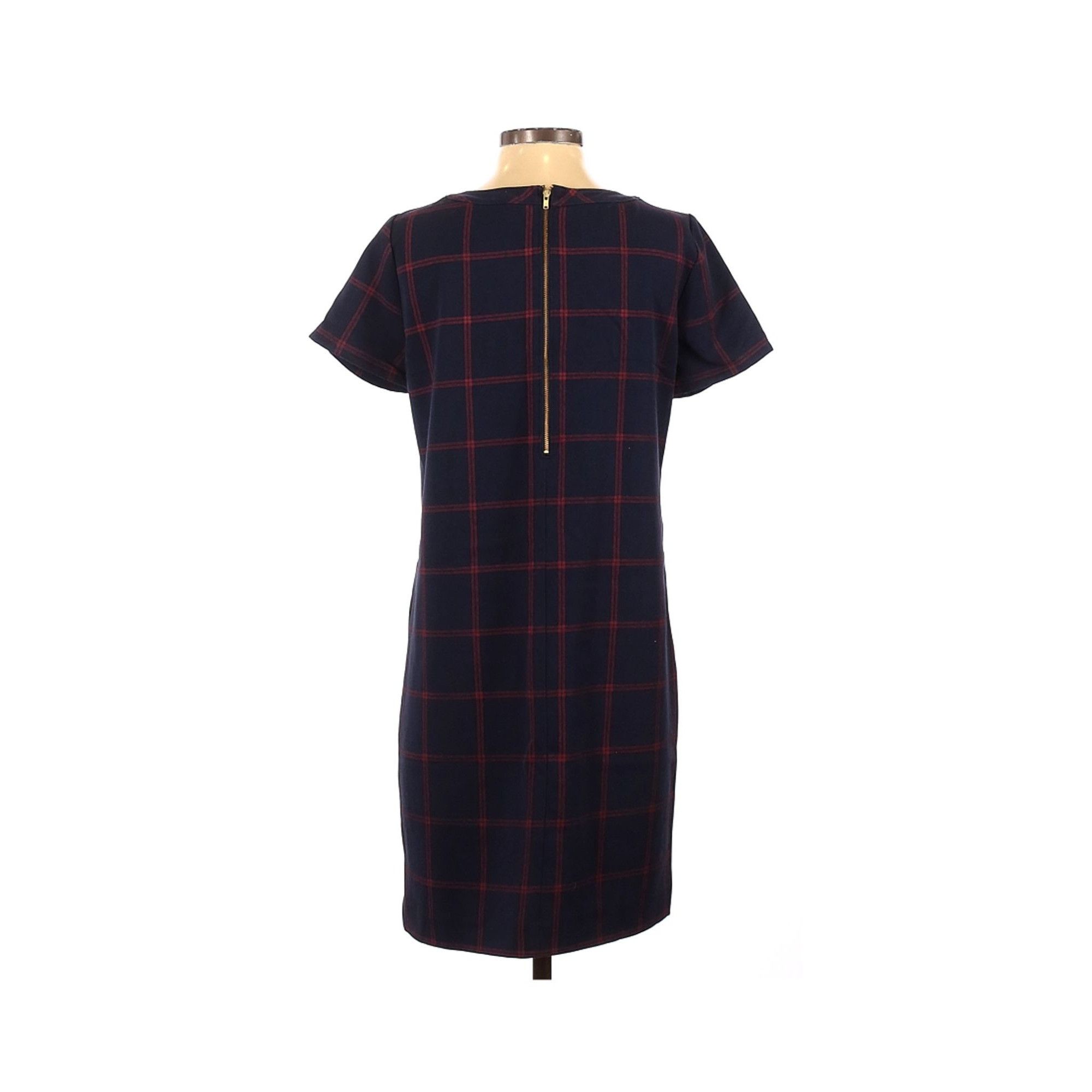 Other J.Crew Factory Navy Blue Red Checkered Gold Buttons on Pocke Size S / US 4 / IT 40 - 2 Thumbnail