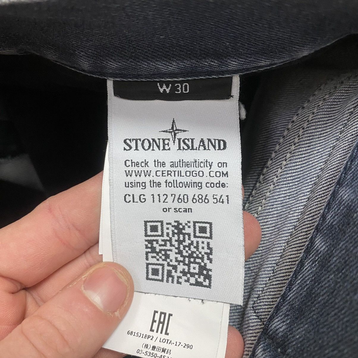 Stone Island Vintage Stone Island Jeans Patch Pocket Size US 30 / EU 46 - 13 Thumbnail