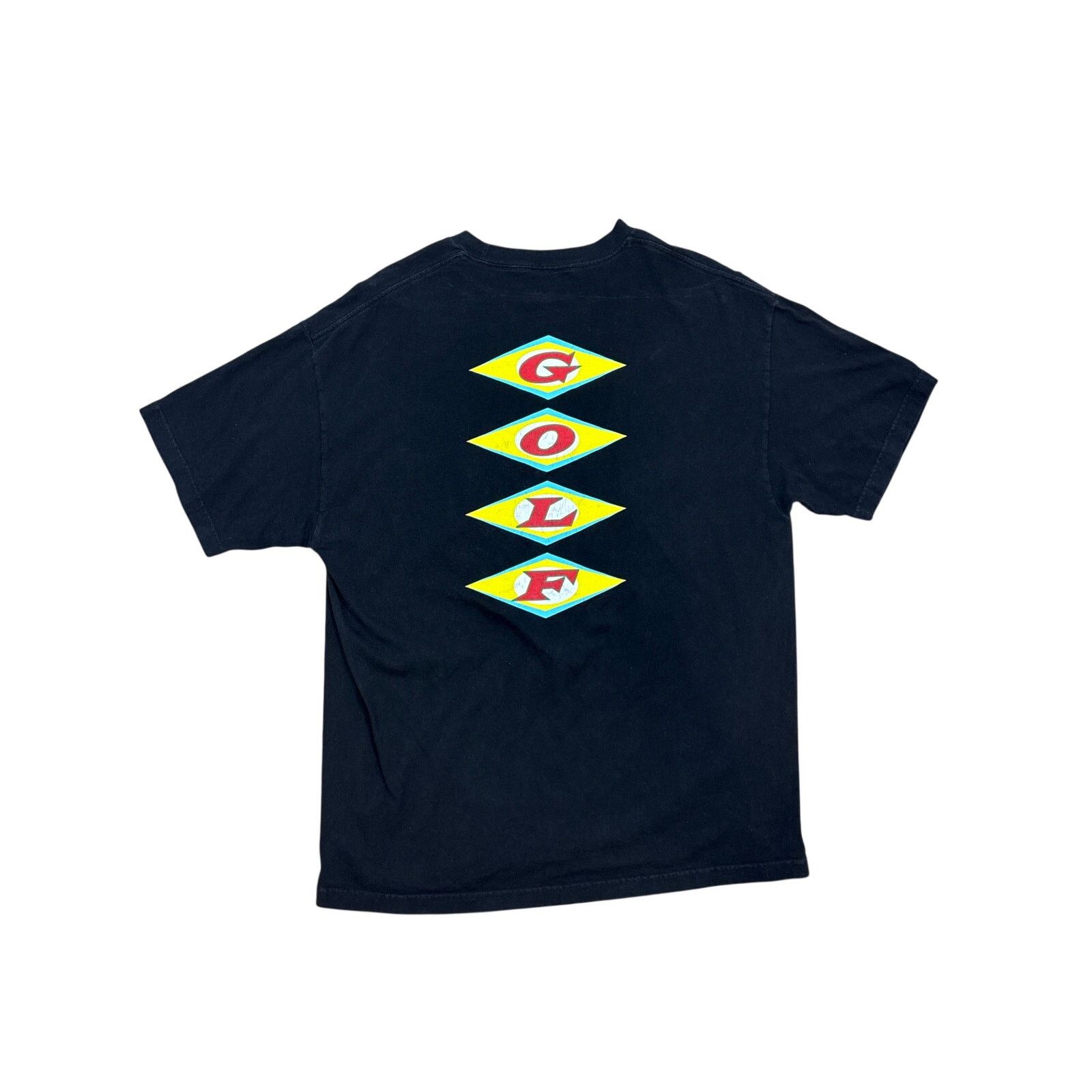 Golf Wang GOLF WANG Tyler the Creator Black yellow diamond shirt XL Size US XL / EU 56 / 4 - 4 Thumbnail