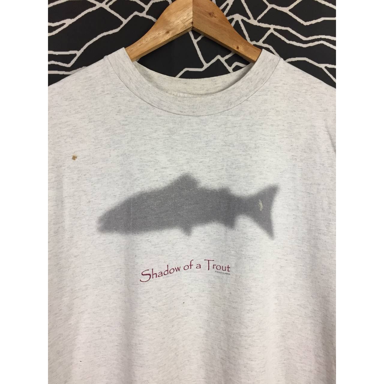 Vintage Vtg 90s Murina Shadow Of A Trout Made In Usa Tee Size US XL / EU 56 / 4 - 3 Thumbnail