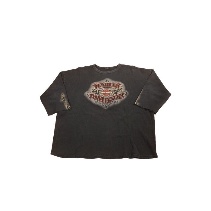 T-shirt Vintage Harley Davidson Killer Hollywood CA - Taille L Homme, Très Bon état, Style Motard