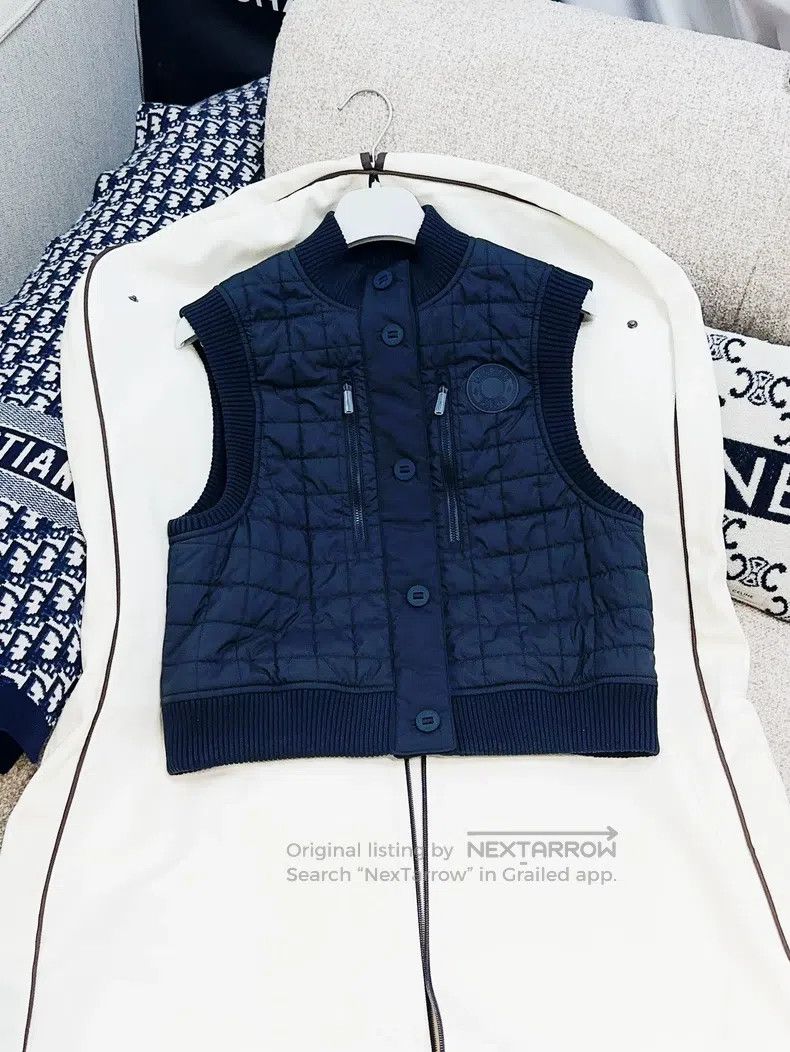 Hermes Hermes 25 Fall/Winter Black Tartan Vest Jacket Size XS / US 0-2 / IT 36-38 - 2 Thumbnail