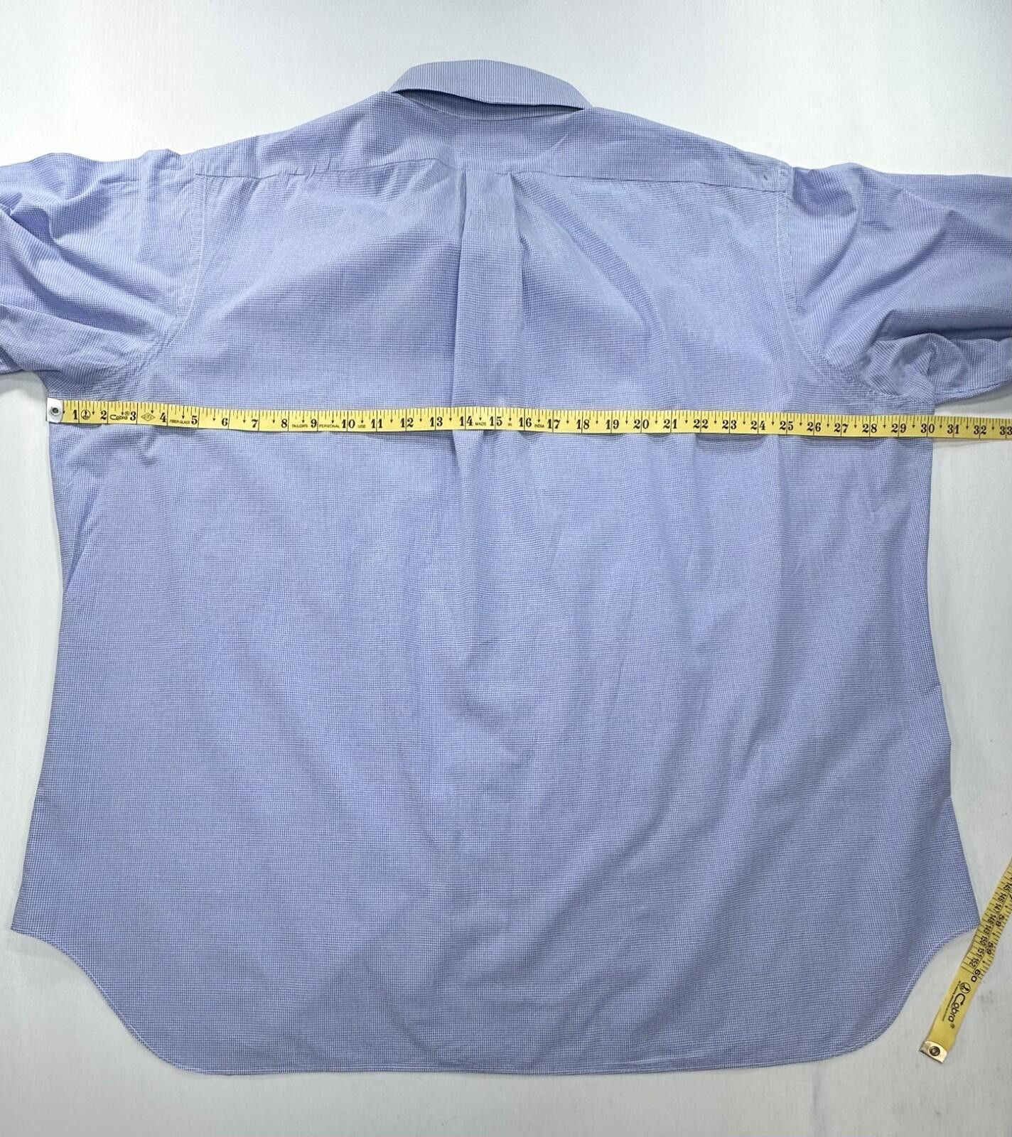 Tom James Tom James Executive Collection Tailored Oxford Blue Mens XL Size 44R - 4 Thumbnail