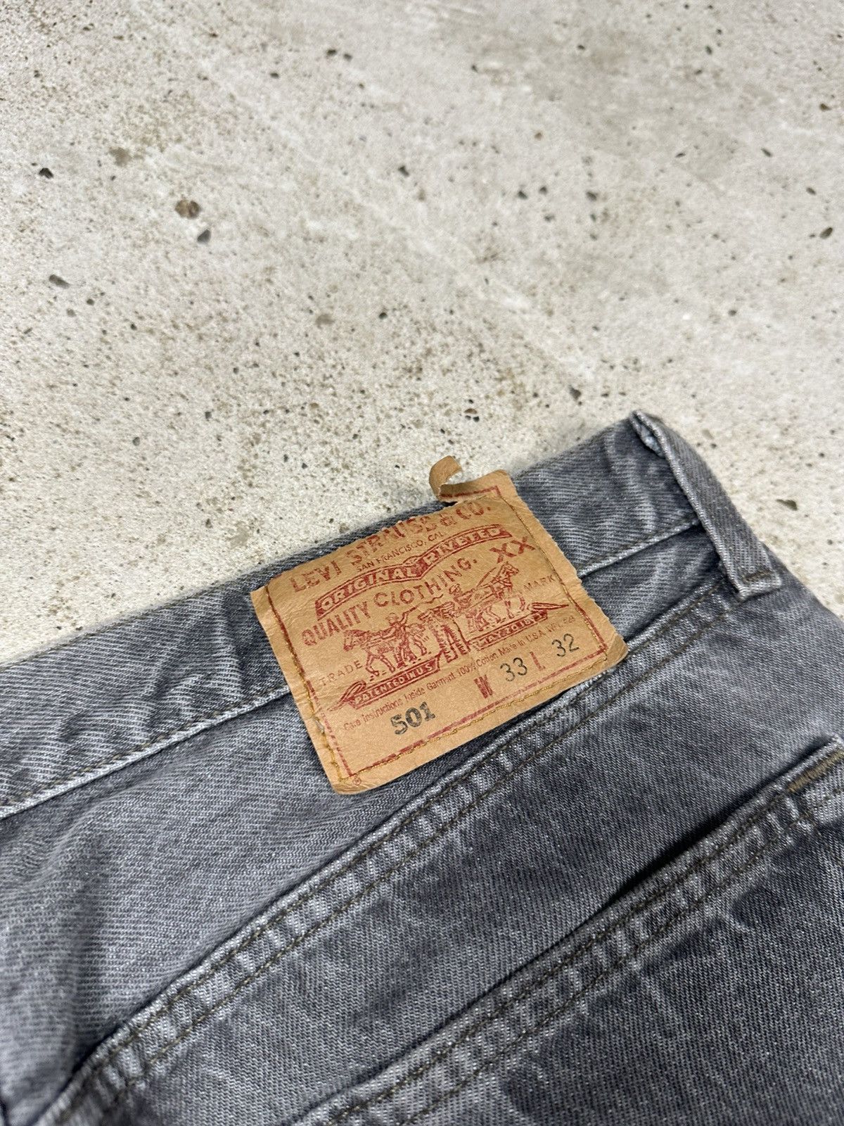 Levi's Vintage 1995 Levi’s 501 Gray Denim Pants Jeans made in USA Size US 33 - 19 Thumbnail