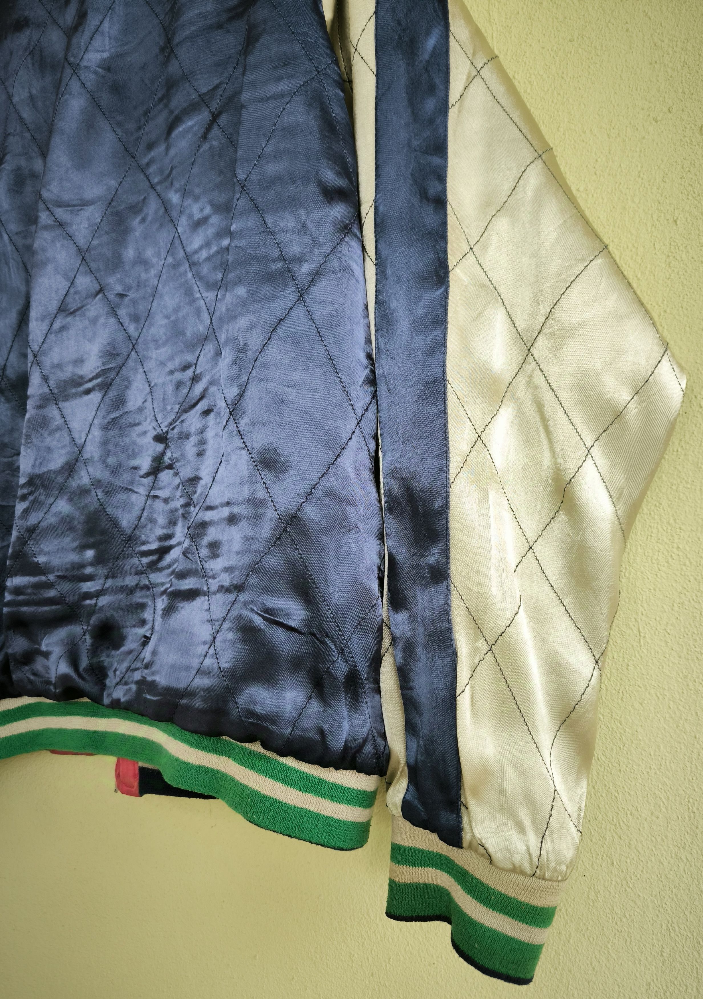 IOLANI Vtg IOLANI reversible Sukajan souvenir satin jacket Size US L / EU 52-54 / 3 - 19 Thumbnail