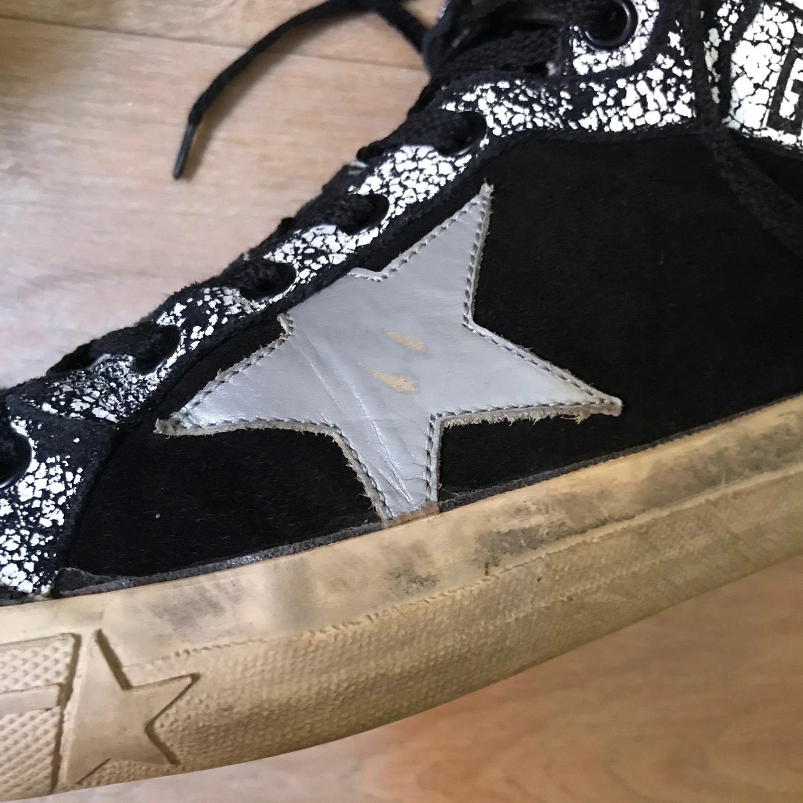 Golden Goose Share Golden Goose Sneakers VCE 2.12 GGDB High Top Leather Size US 10 / EU 43 - 6 Thumbnail