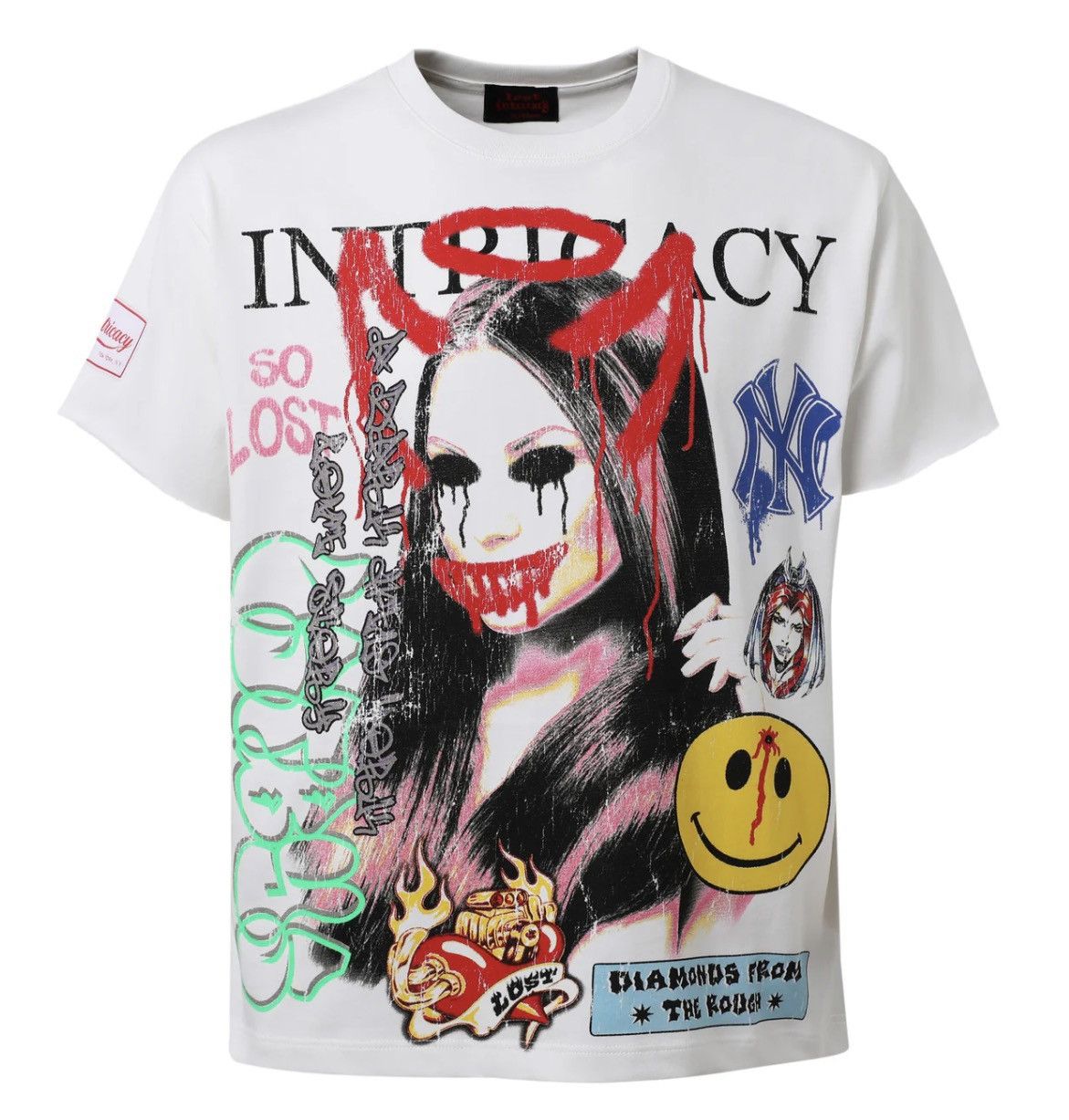 LOST INTRICACY LOST INTRICACY FRONT PAGE MAG TEE (WHITE) Size US S / EU 44-46 / 1 - 8 Thumbnail