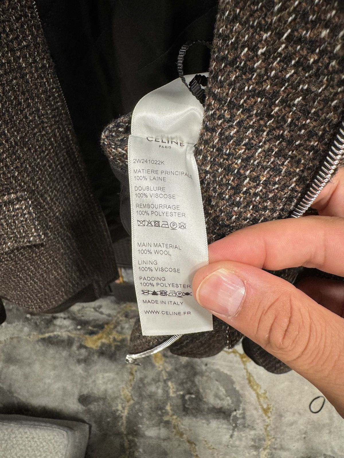 Celine Celine tweed bomber 54 Size US L / EU 52-54 / 3 - 9 Thumbnail