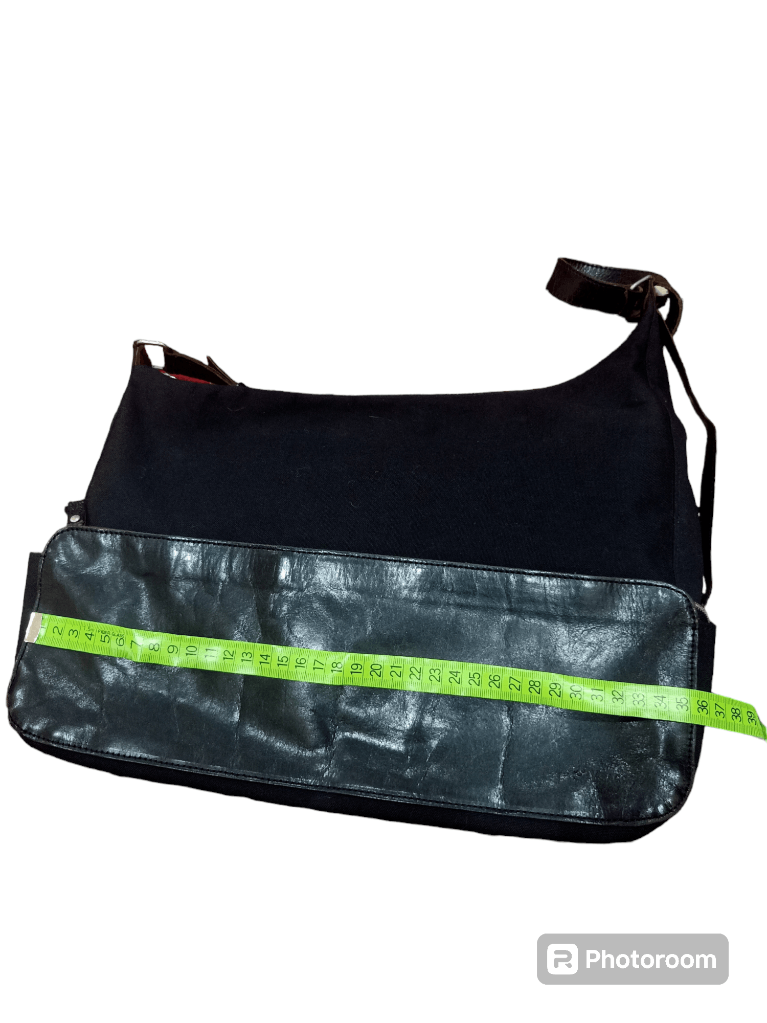 Y's × Yohji Yamamoto Y'saccs Leather Canvas Sling Bag Size ONE SIZE - 16 Thumbnail