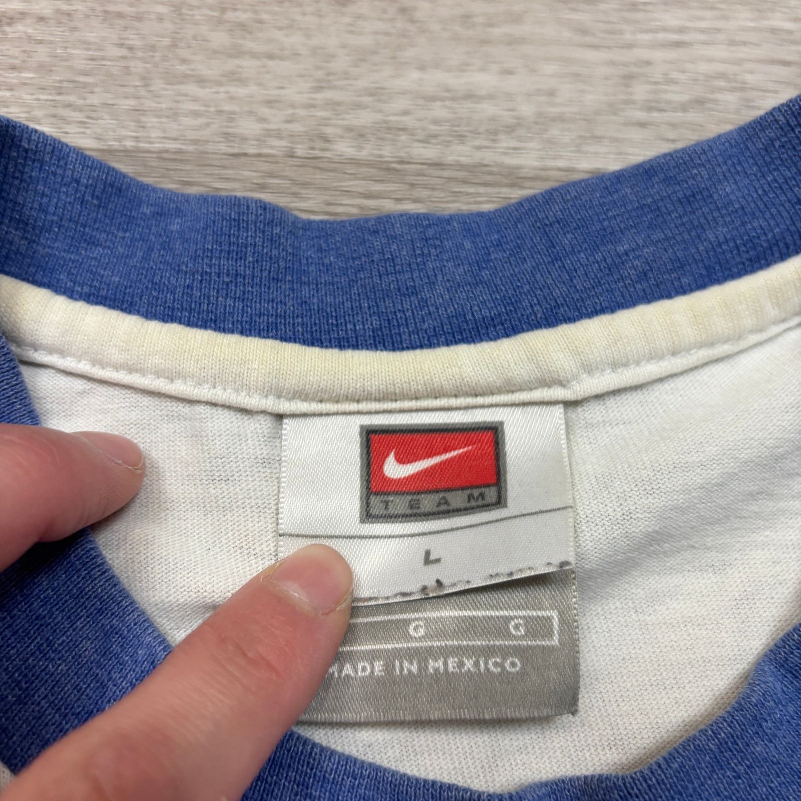 MLB × Nike × Vintage VTG Y2K Nike Team LA Dodgers Raglan Baseball Shirt Large Size US L / EU 52-54 / 3 - 6 Thumbnail