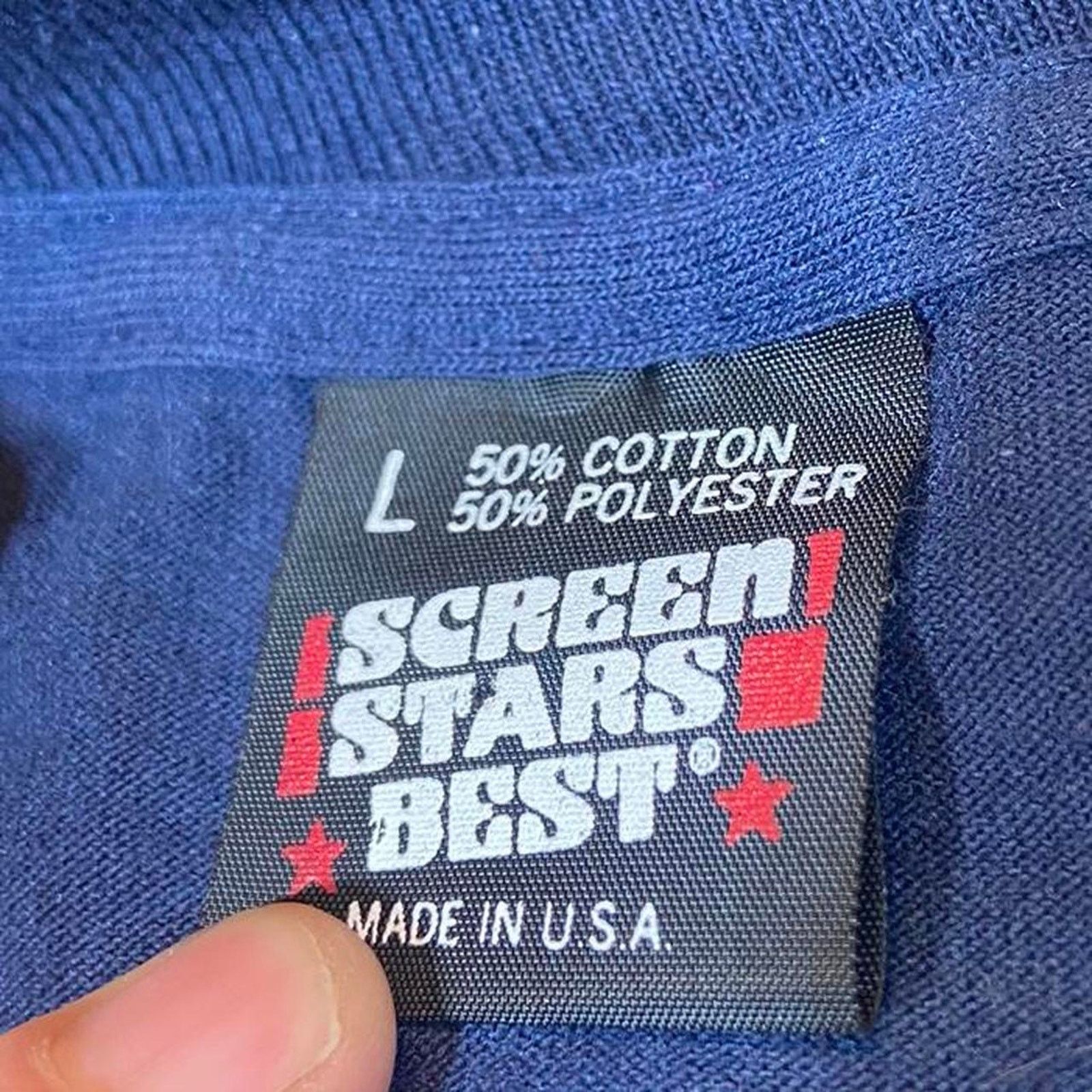 Other 90s navy screen stars tee Size US L / EU 52-54 / 3 - 2 Thumbnail