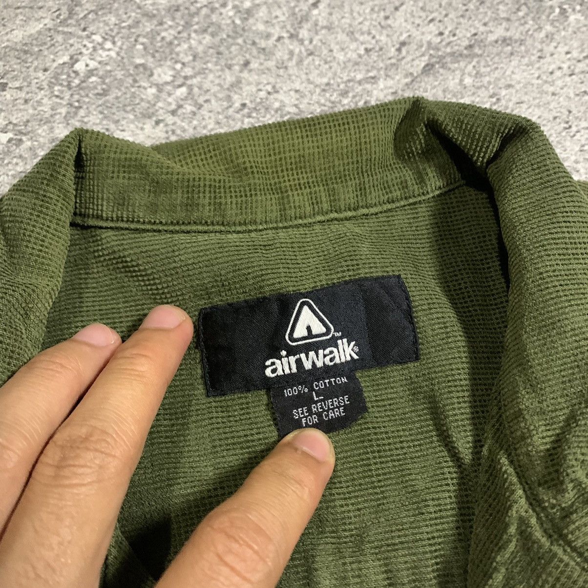 Airwalk Vintage AIR WALK Corduroy Flannel Zipper Shirt Size US L / EU 52-54 / 3 - 4 Thumbnail