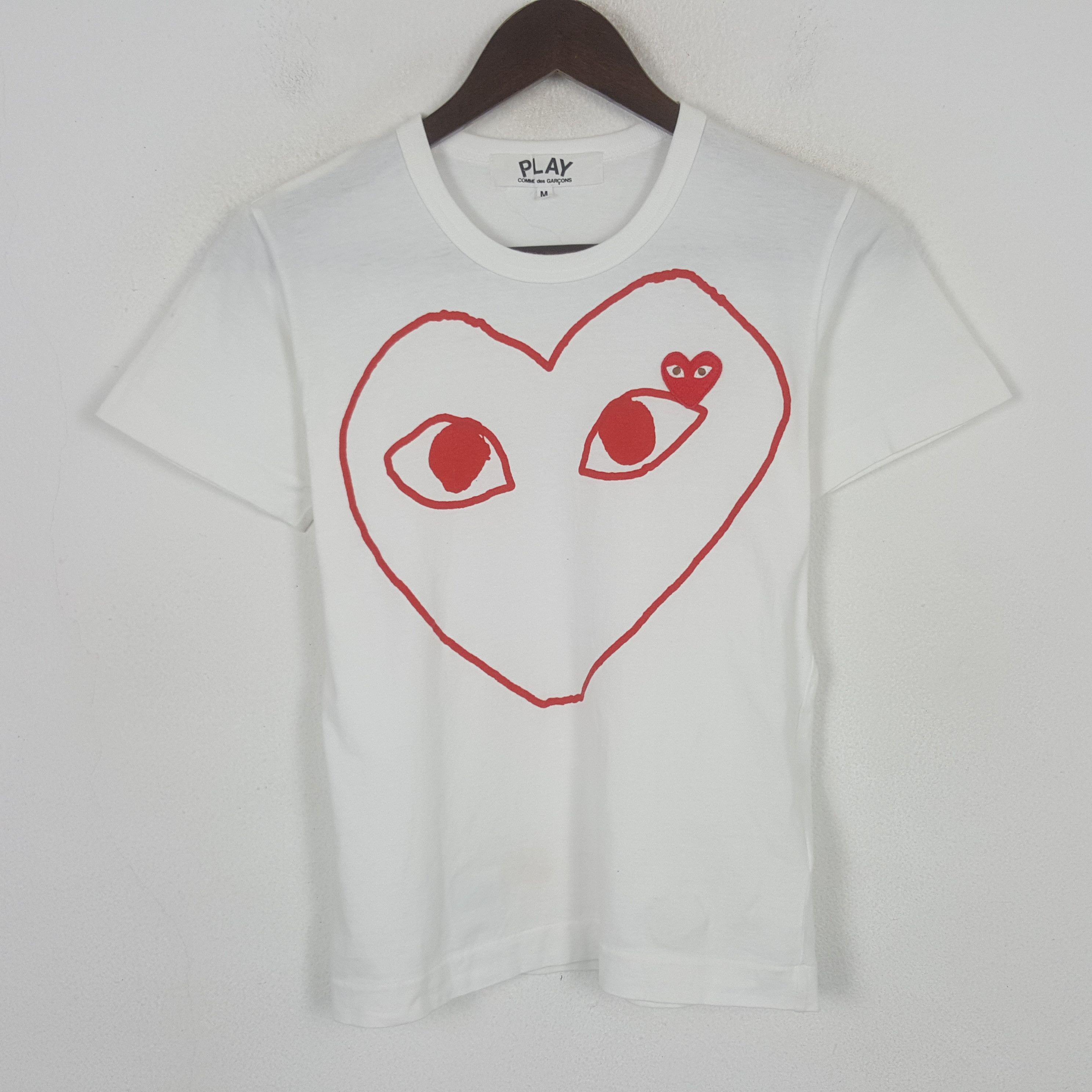 Comme des Garcons PLAY Vintage Comme des Garcons PLAY Women Tshirt Size S / US 4 / IT 40 - 1 Thumbnail