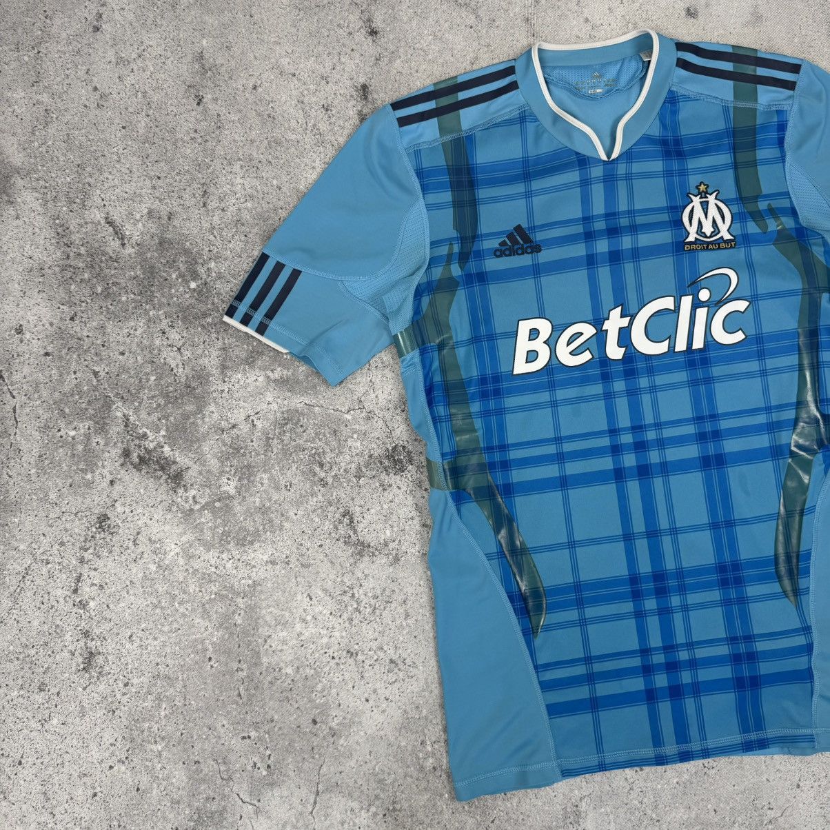 Adidas Olympique Marseille 2010 2011 Adidas Football Soccer Jersey Size US XL / EU 56 / 4 - 4 Thumbnail