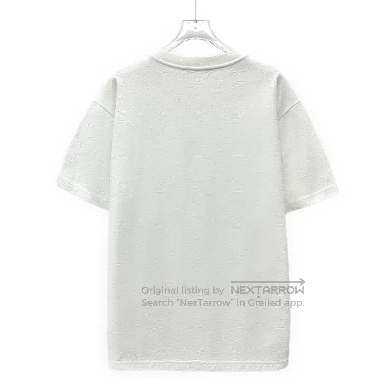 Louis Vuitton Louis Vuitton 22 white logo embossed full-print cotton cre Size US M / EU 48-50 / 2 - 2 Thumbnail