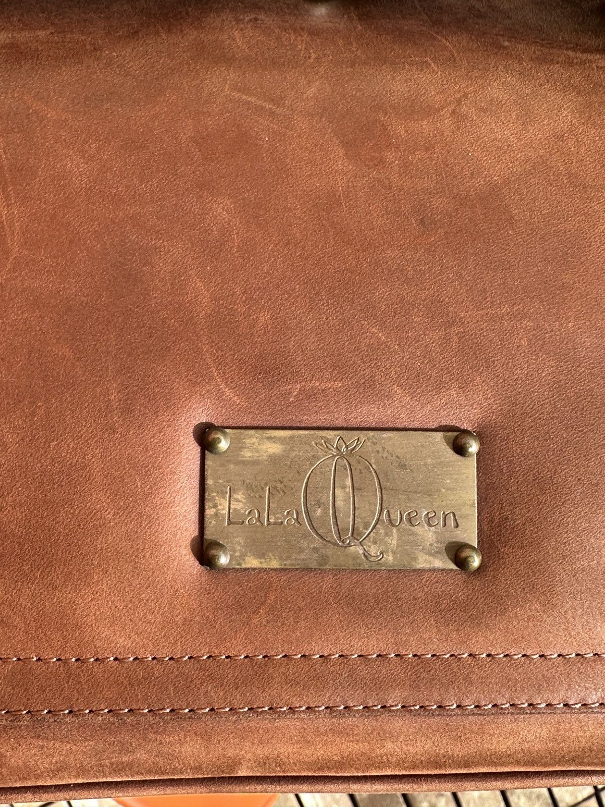Other LaLaQueen Large Doctor Bag Brown Leather Size ONE SIZE - 8 Thumbnail