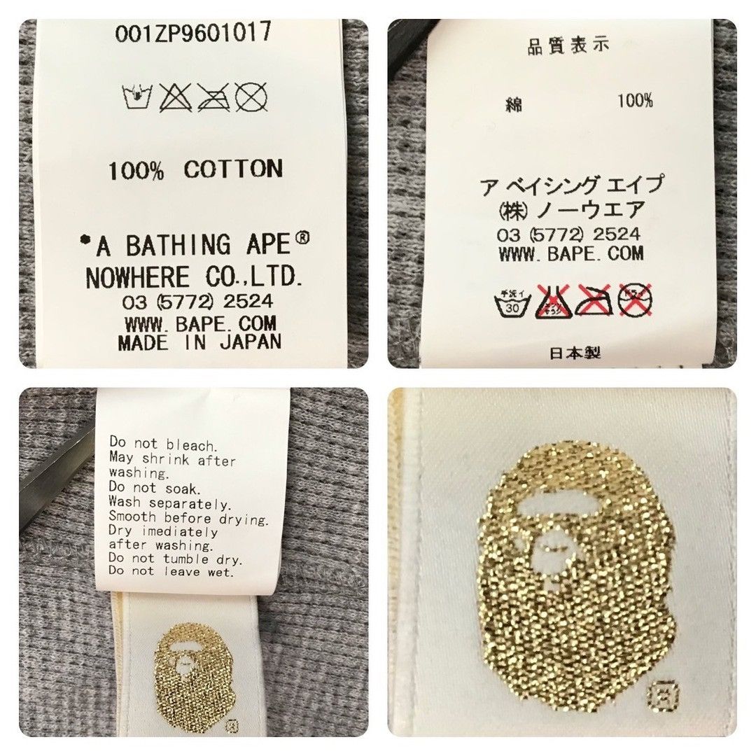 Bape 2012 BAPE Herringbone shark full zip hoodie a bathing ape Size US M / EU 48-50 / 2 - 10 Thumbnail