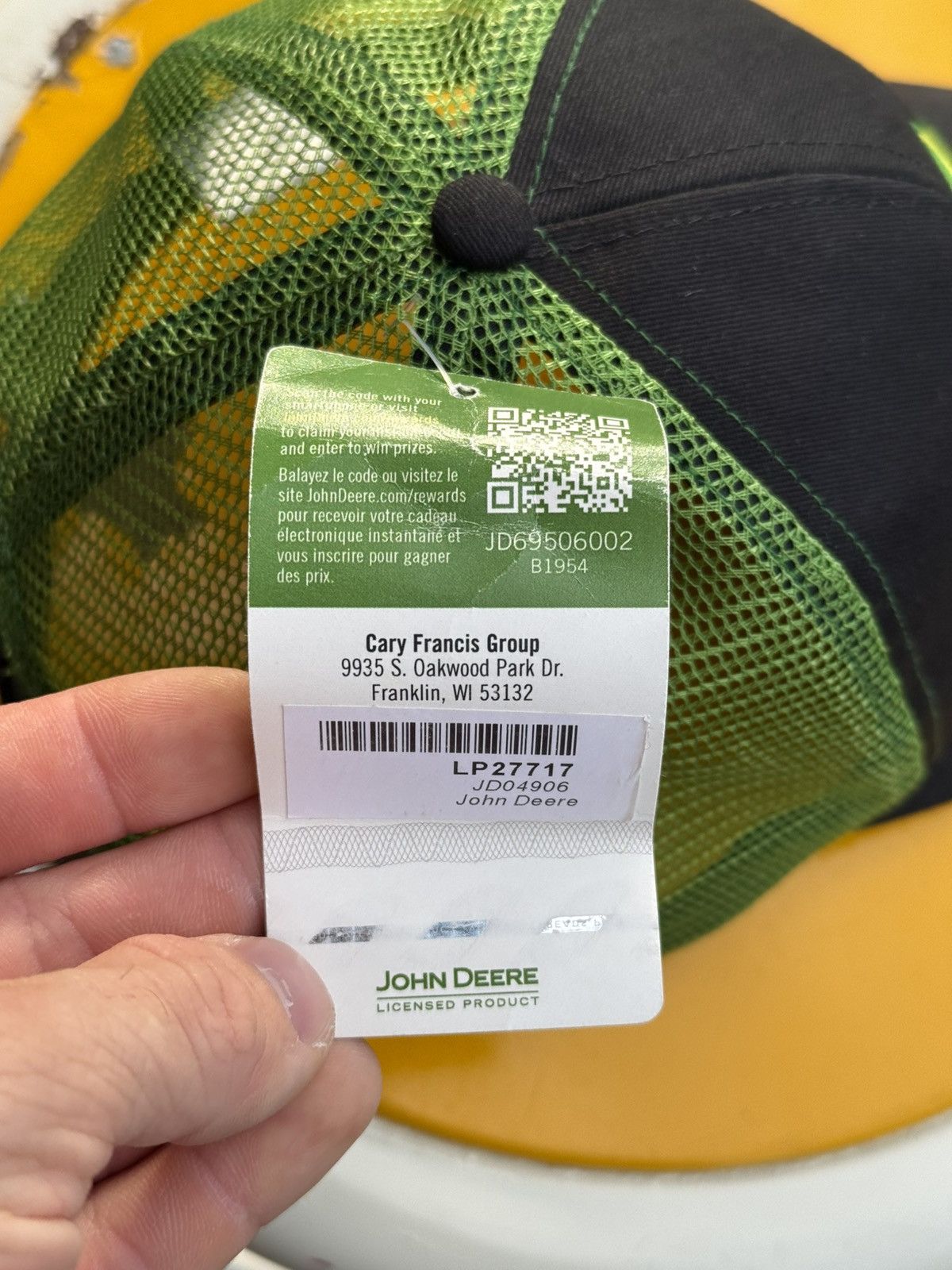 John Deere John Deere Classic Logo Cap Size ONE SIZE - 7 Thumbnail