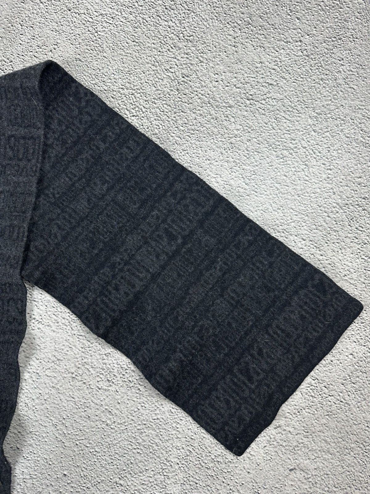 Roberto Cavalli Vintage Roberto Cavalli Monogram Wool Scarf Y2K Old Money Size ONE SIZE - 7 Thumbnail