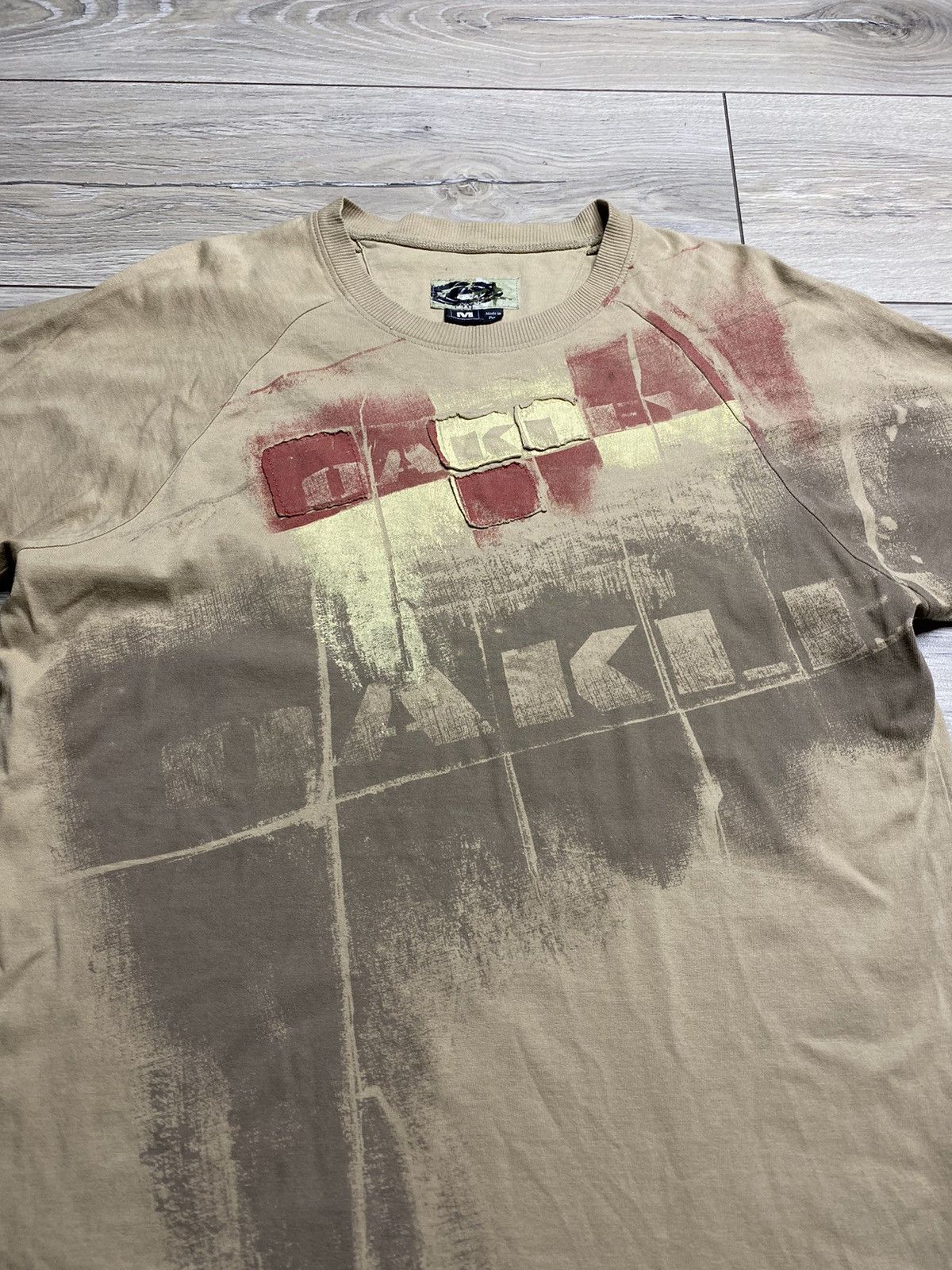 Oakley × Vintage Vintage Oakley Overprinted Y2K Big Logo T Shirt Tee Rare Size US M / EU 48-50 / 2 - 2 Thumbnail
