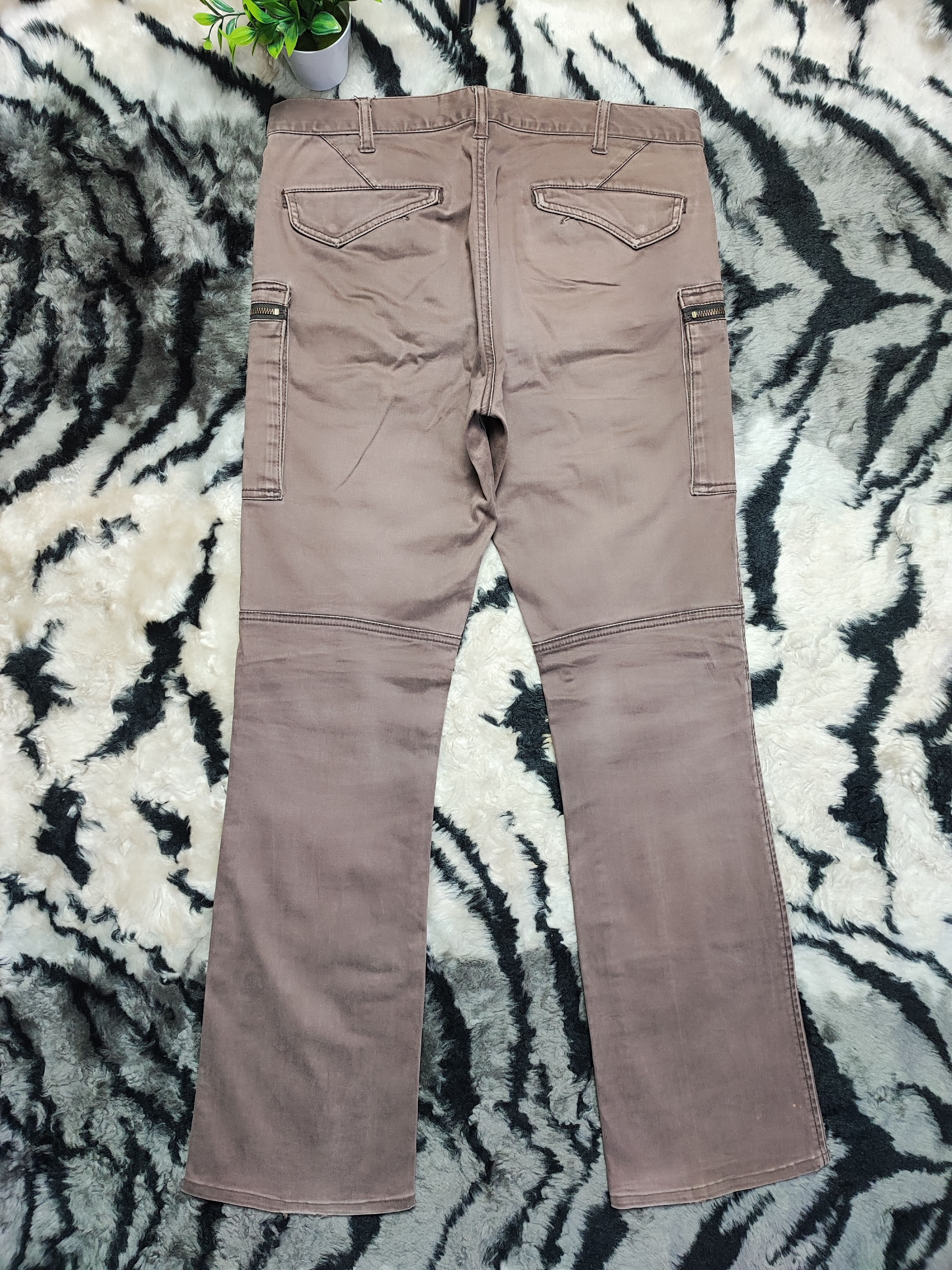 Eternal × OVER THE STRiPES × Takeo Kikuchi Takeo Kikuchi HICKORY Striped Cargo Pants ziper Pocket Size US 31 - 10 Thumbnail