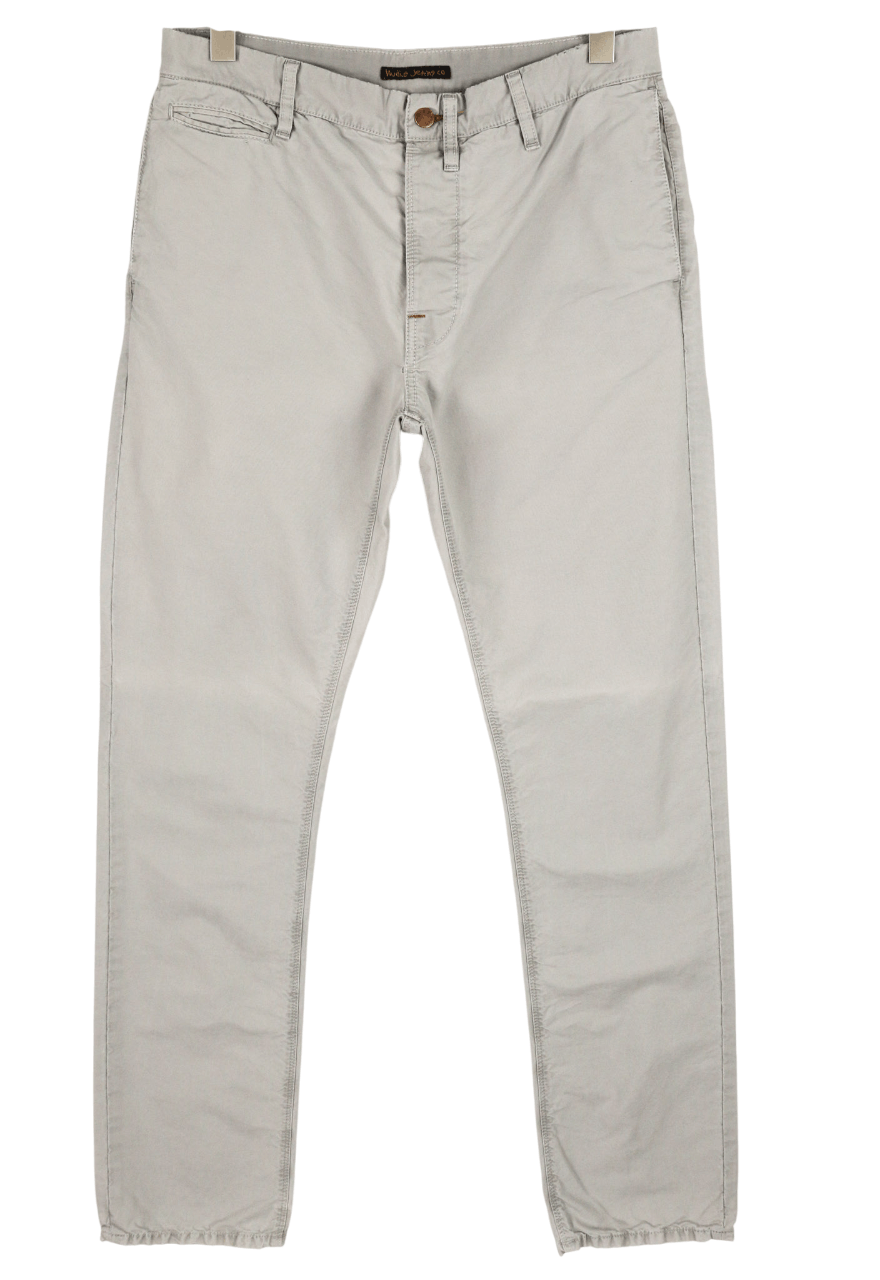 Nudie Jeans KHAKI REGULAR W32/L34 Organic Moon Dust Chino 82570 Size US 32 / EU 48 - 1 Thumbnail