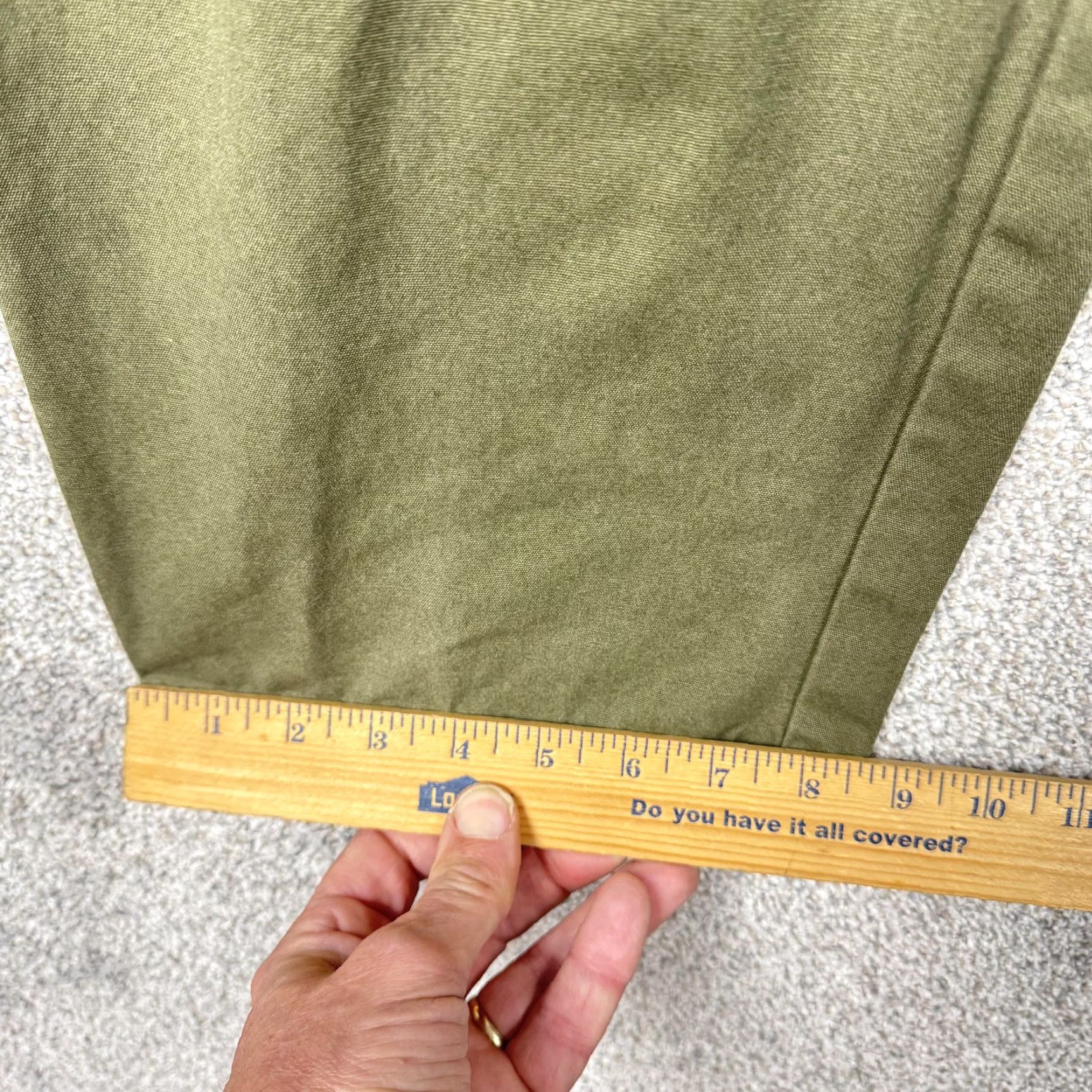 Vintage Cabela's Cargo Pants Mens 33x28.5 Green Classic Fit Canvas Workwear Casual Size US 33 - 3 Thumbnail