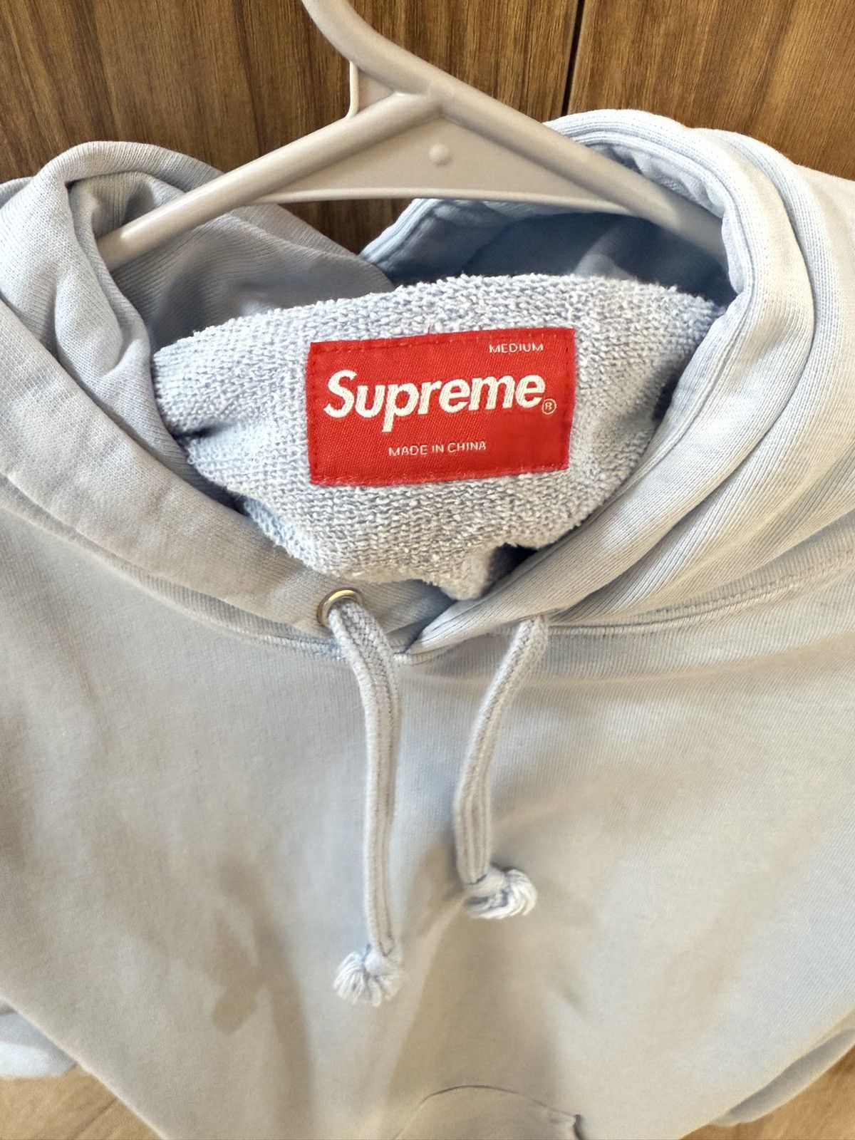 Supreme Supreme Hoodie Light Blue Medium Size US M / EU 48-50 / 2 - 4 Thumbnail