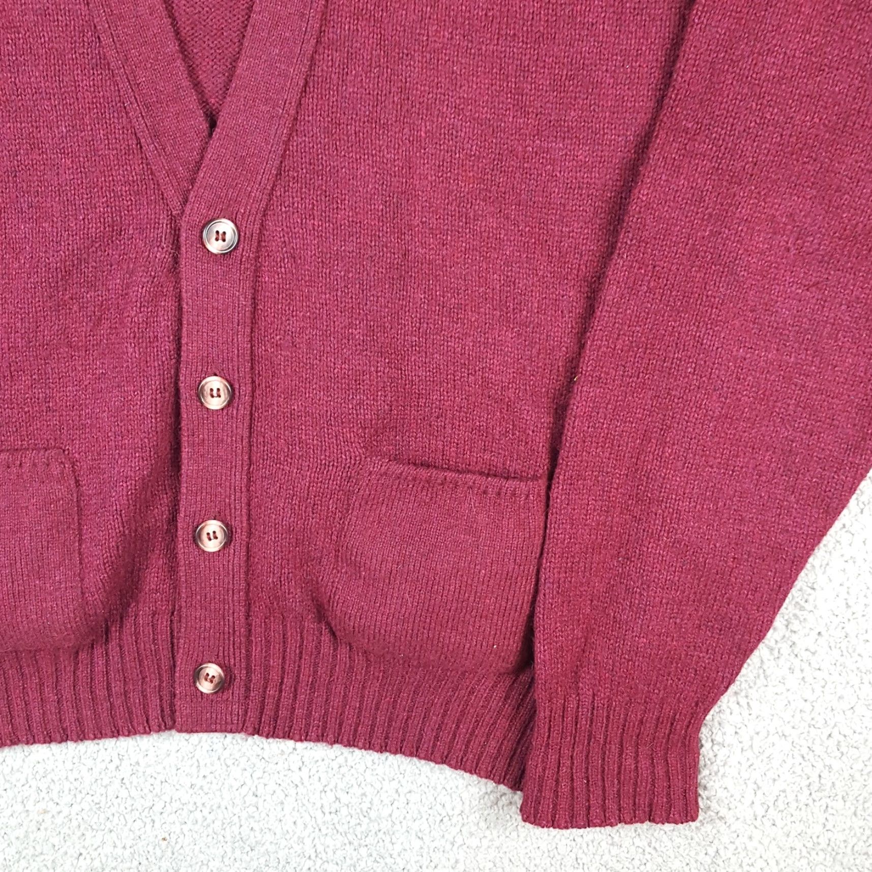 Jantzen Vintage Jantzen Men's Knitted Cardigan Sweater Size Large Casual 90s Grunge Fall Winter Size US L / EU 52-54 / 3 - 3 Thumbnail