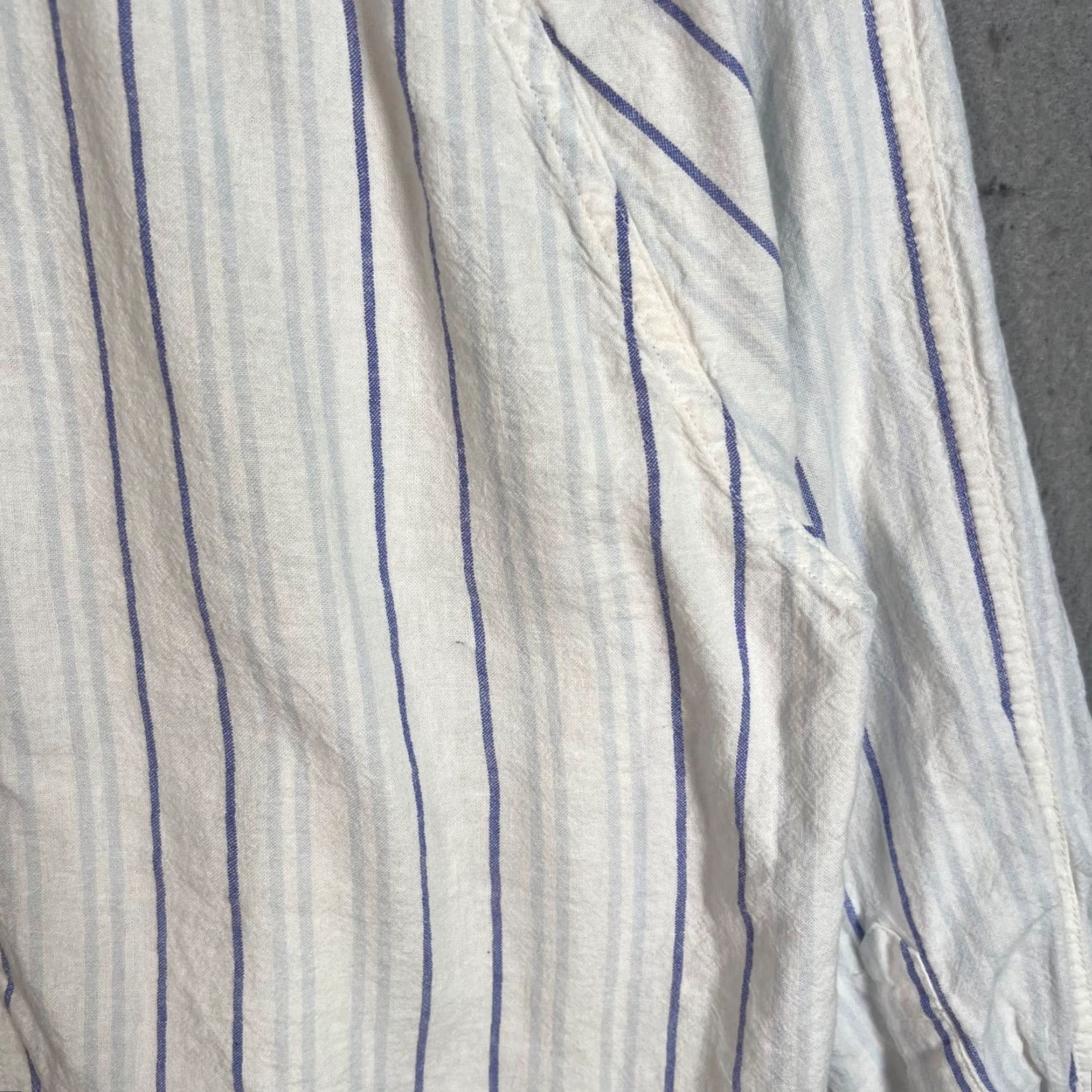 Vintage WILFRED FREE Womens Striped Button-Up Shirt 2XS Long Sleeve White Size XXS / US 00 / IT 34 - 7 Thumbnail