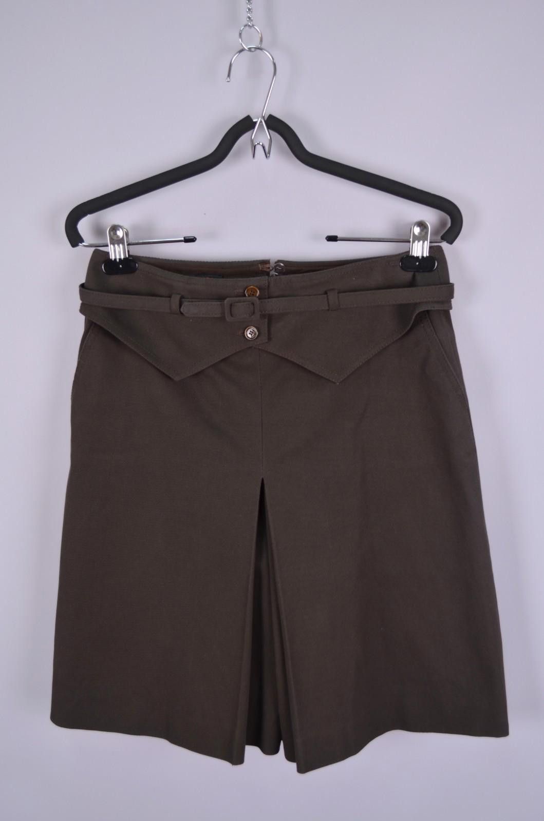 Escada A-Line Hoserock Cotton Skirt Shorts Culotte Size 34