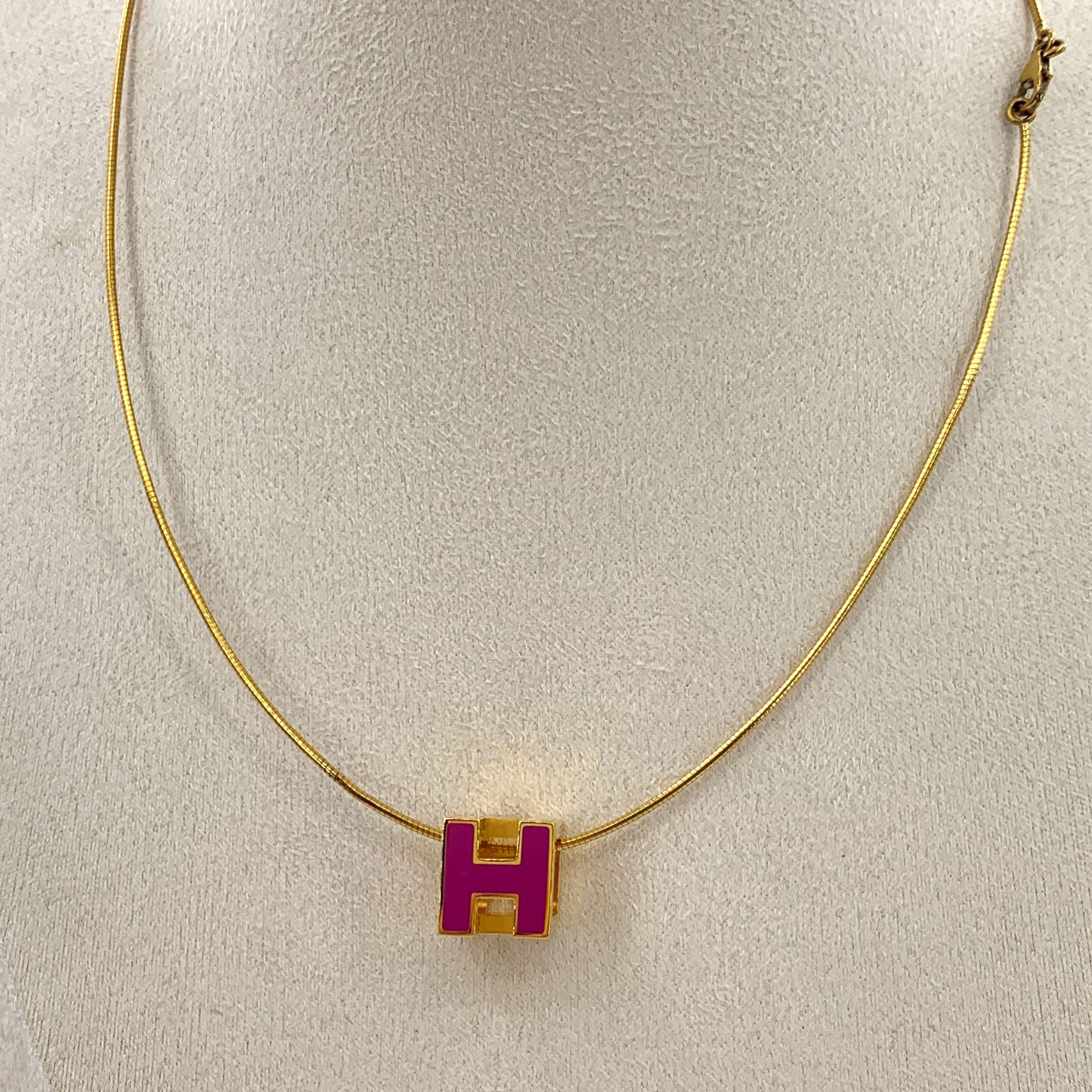 Hermes Hermes Cage d’H Necklace Gold Size ONE SIZE - 1 Thumbnail