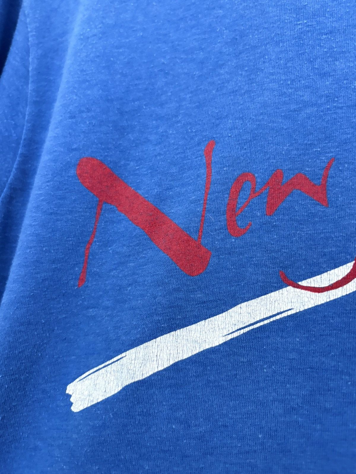Vintage 80’s New Jersey Vintage Single Stitch 50/50 Tee Shirt Size US M / EU 48-50 / 2 - 3 Thumbnail