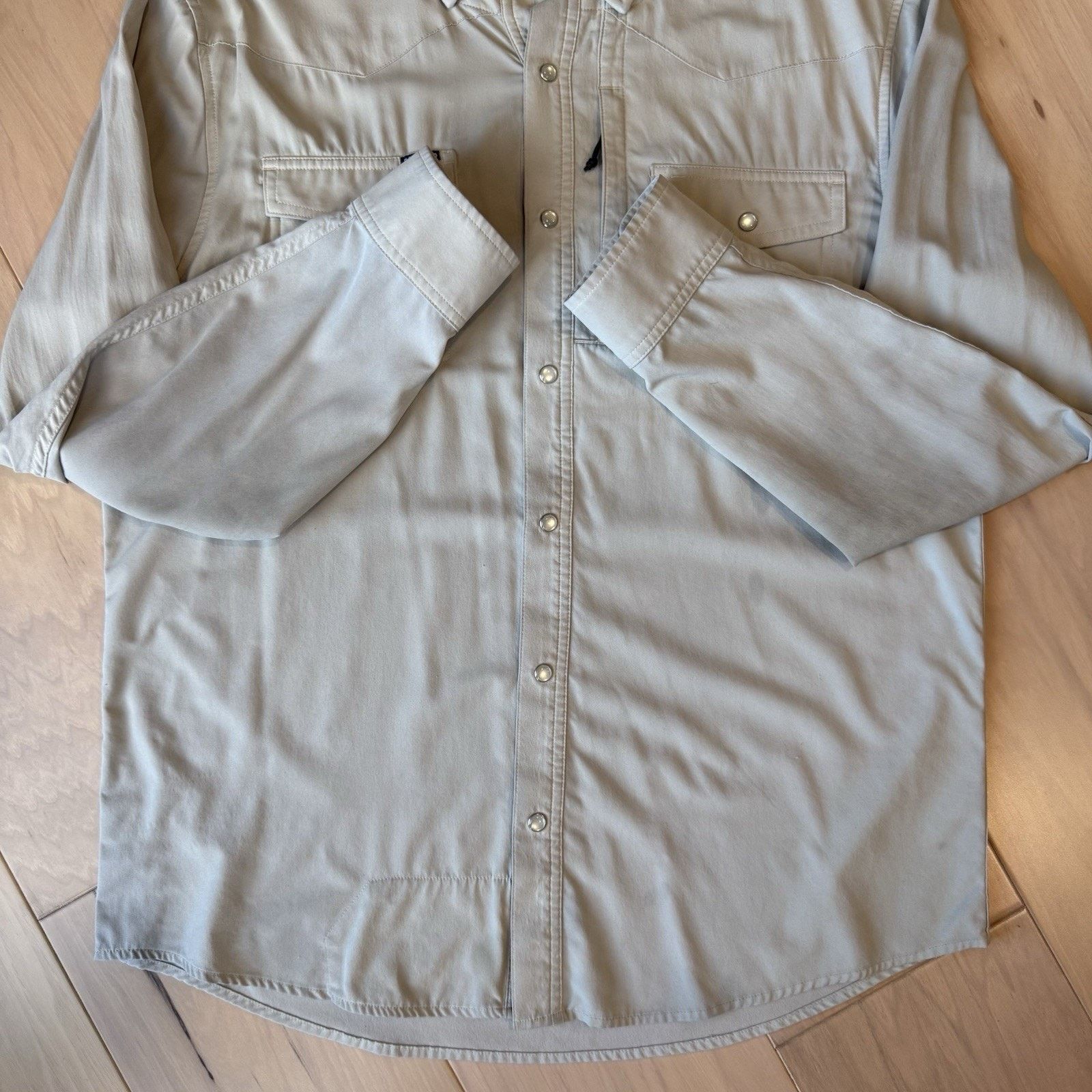 Arc'teryx Poncho Snap Shirt M Slim Fit Beige Long Sleeve Button Up Size US M / EU 48-50 / 2 - 6 Thumbnail