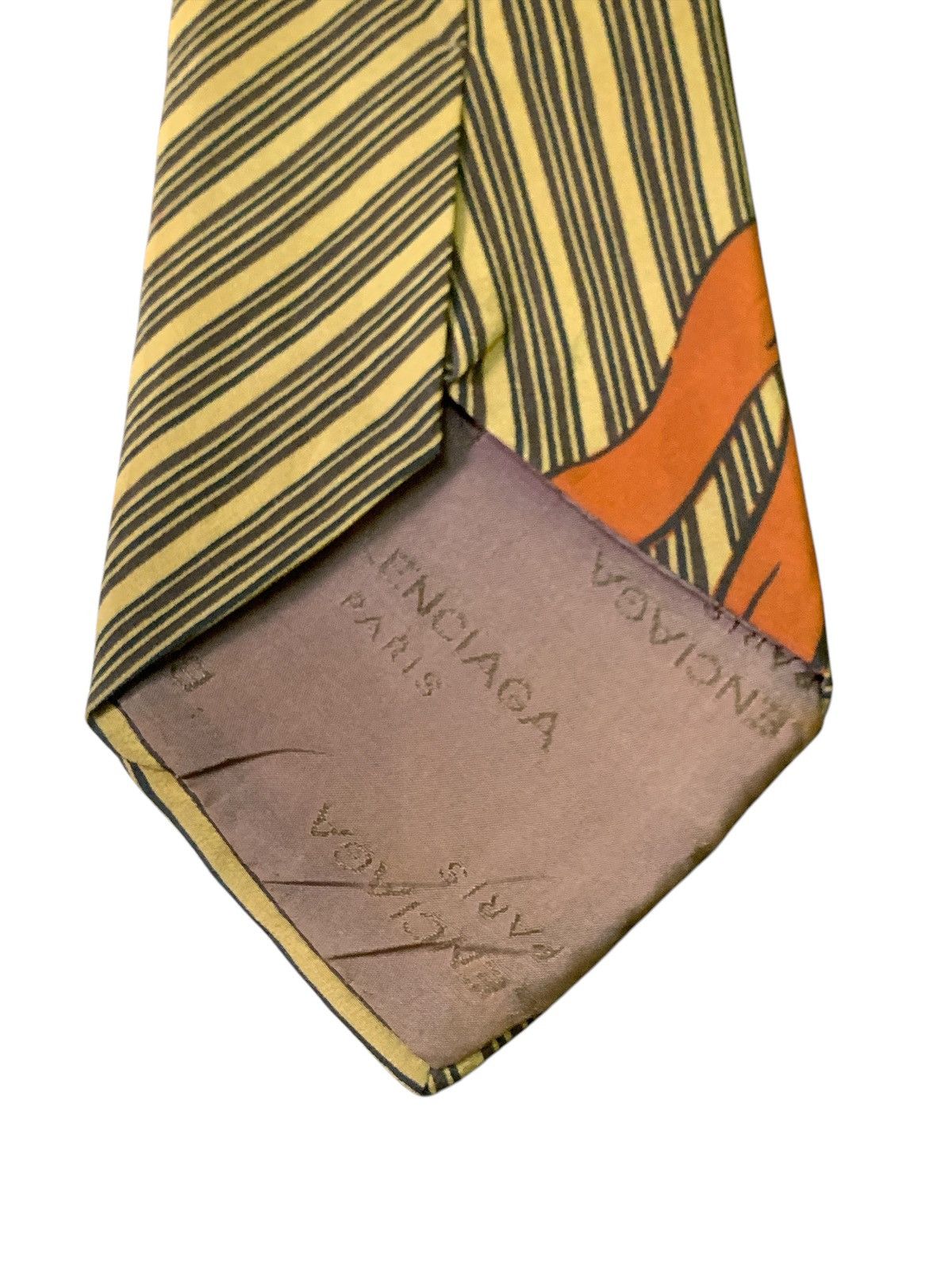 Balenciaga × Designer Rare Design Balenciaga Paris Ties Size ONE SIZE - 7 Thumbnail