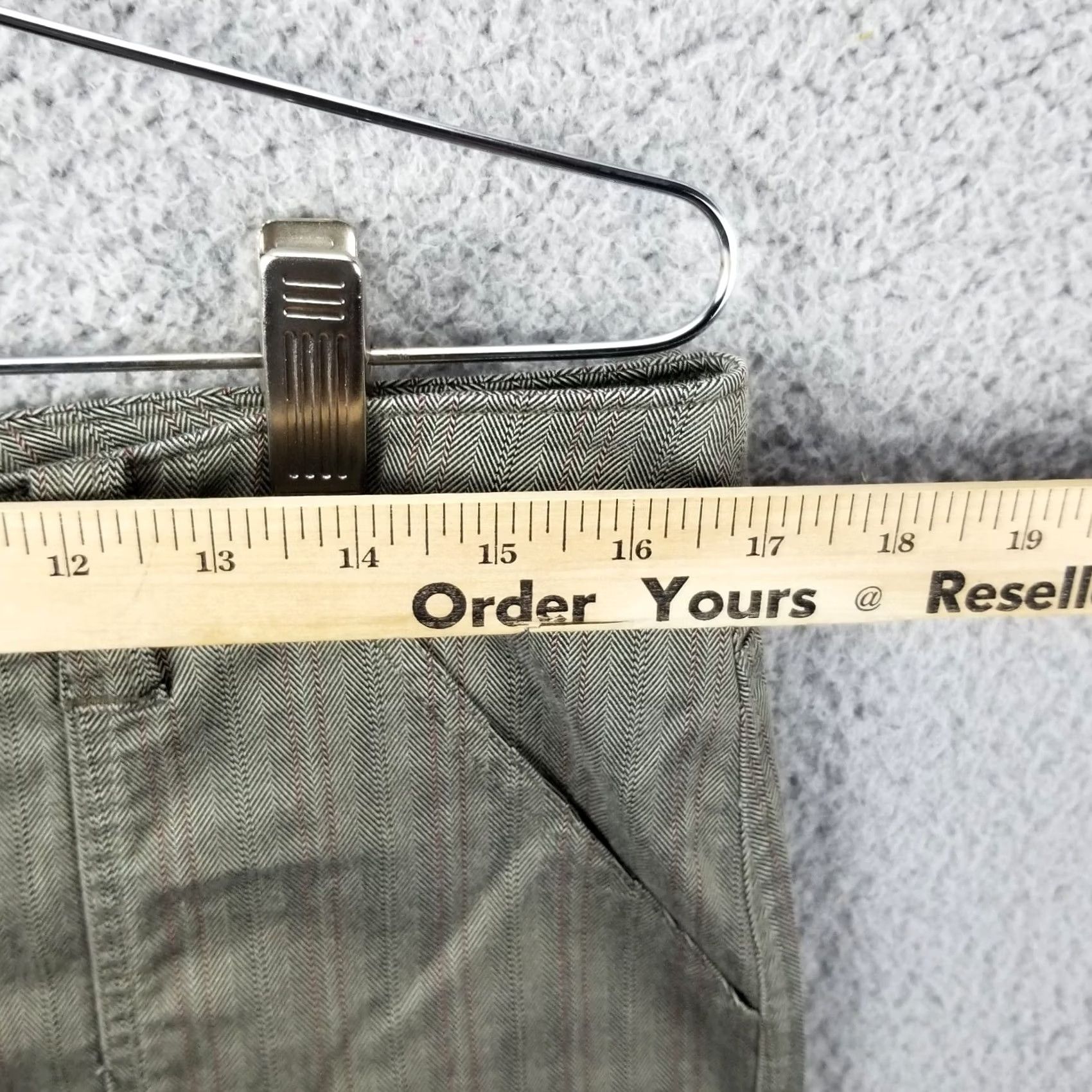 Free People Free People Skirt Women's 8 Herringbone Knee Length Brown Slit 32X22 Mini Casual Career Slit Womens Size 30" / US 8 / IT 44 - 3 Thumbnail