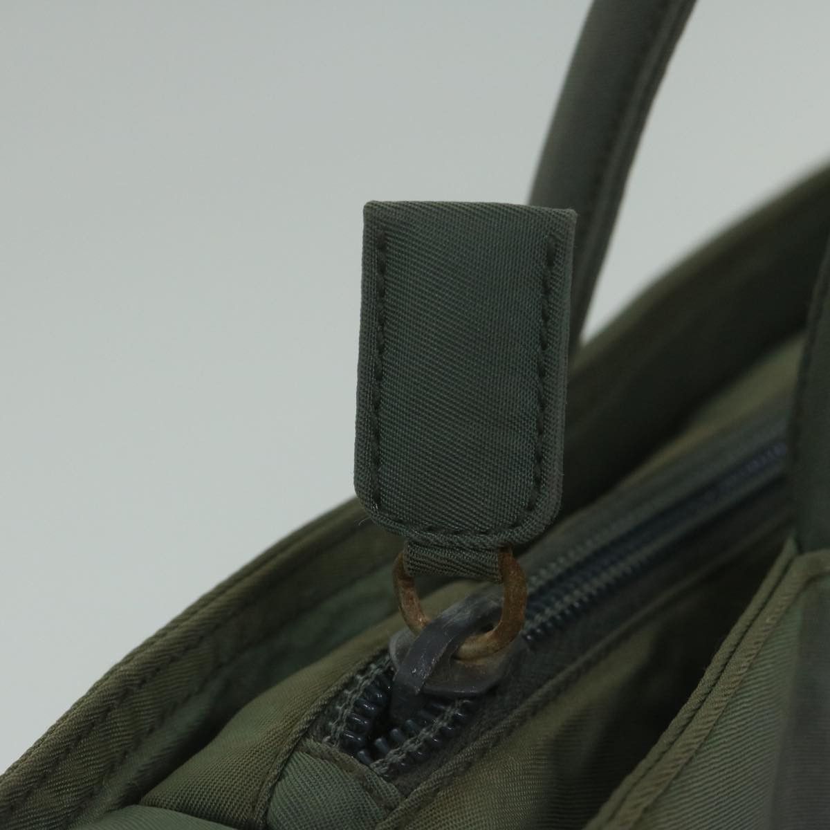 Prada PRADA Hand Bag Nylon Khaki Size ONE SIZE - 8 Thumbnail