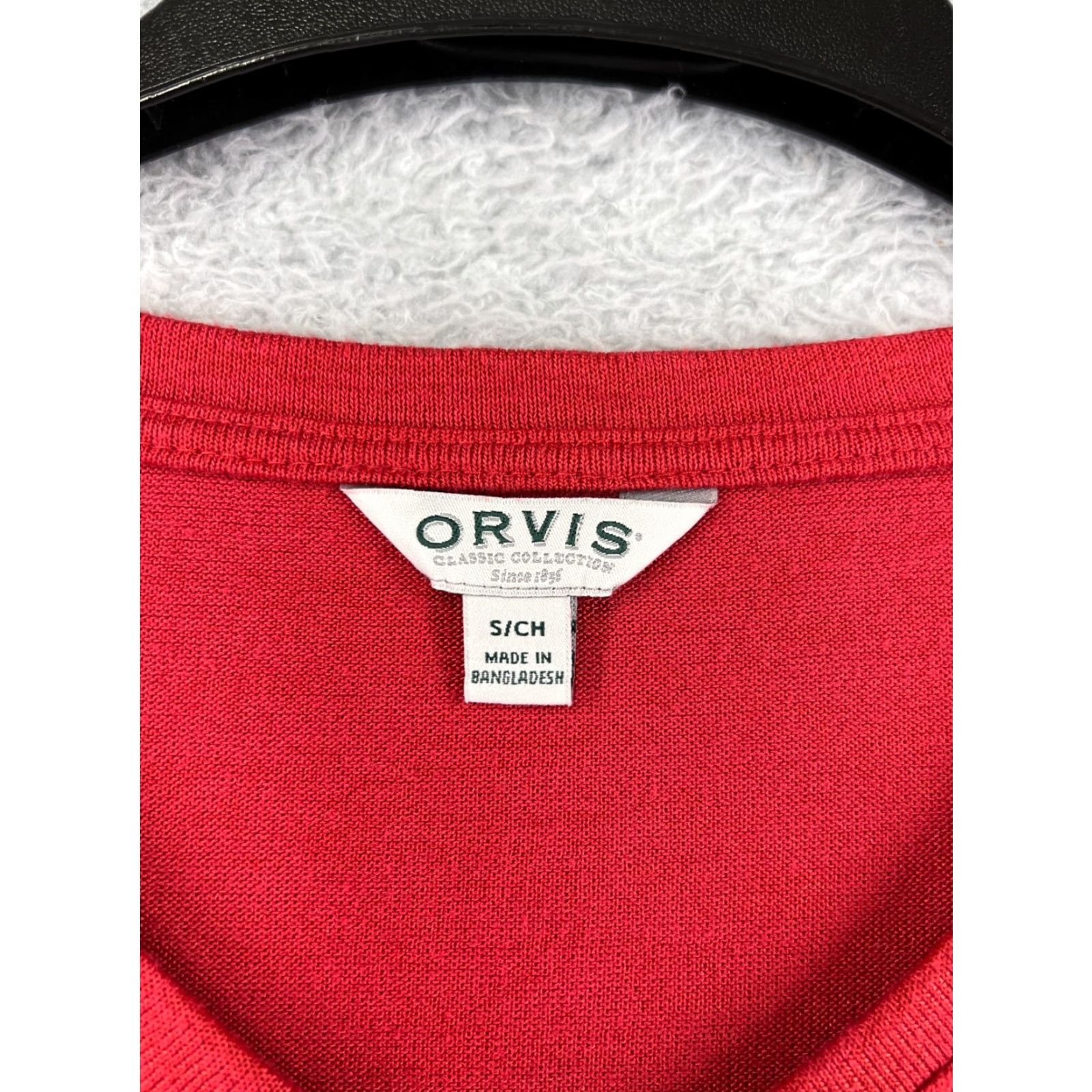 Orvis Orvis Shirt Womens Small Red Cotton V-Neck Knit Sleeveless Tank Camping Fishing Size S / US 4 / IT 40 - 3 Thumbnail
