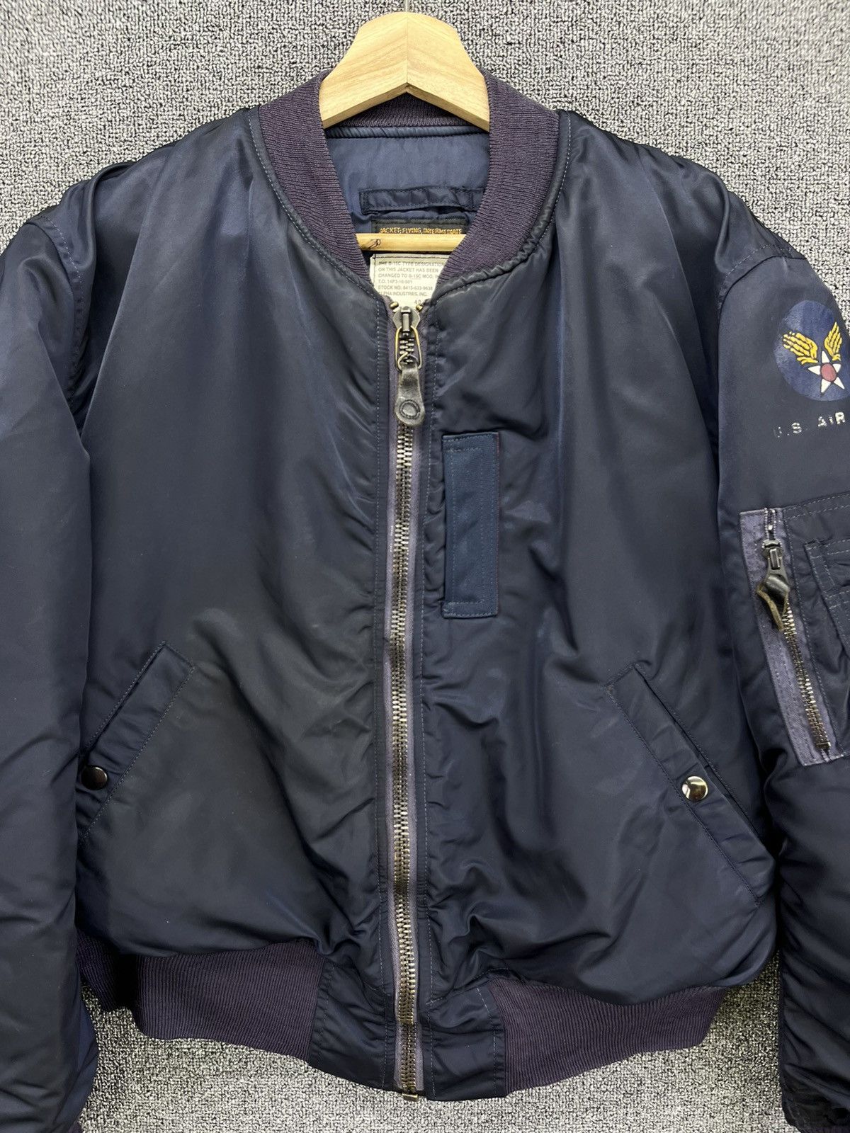 Alpha Industries Vintage Alpha Industries U.S Air Force Rare Bomber Jacket Size US L / EU 52-54 / 3 - 4 Thumbnail
