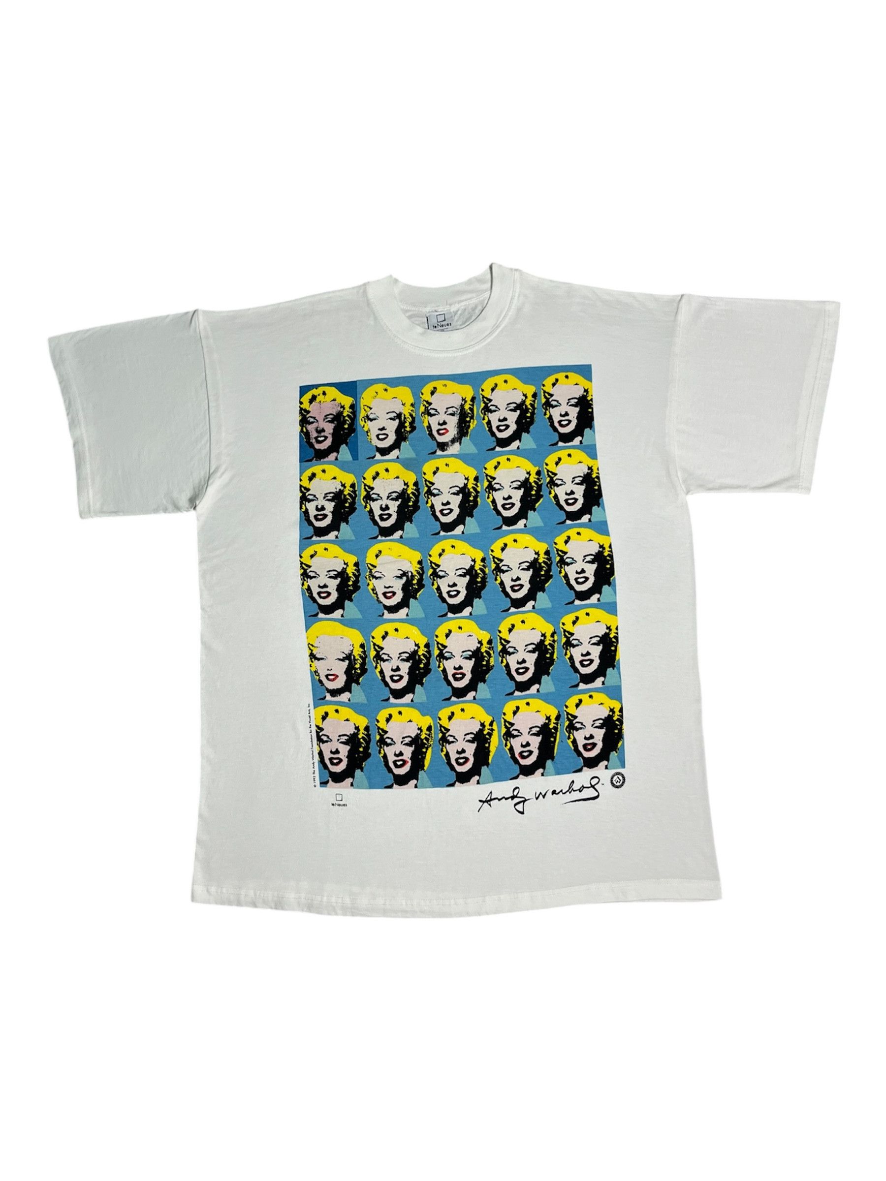 Vintage Vintage 1993 Andy Warhol Marilyn Monroe Size US XL / EU 56 / 4 - 1 Thumbnail