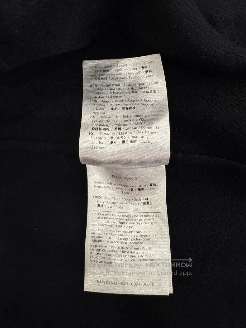 Valentino Valentino Black studded single-breasted wool jacket coat Size XS / US 0-2 / IT 36-38 - 8 Thumbnail
