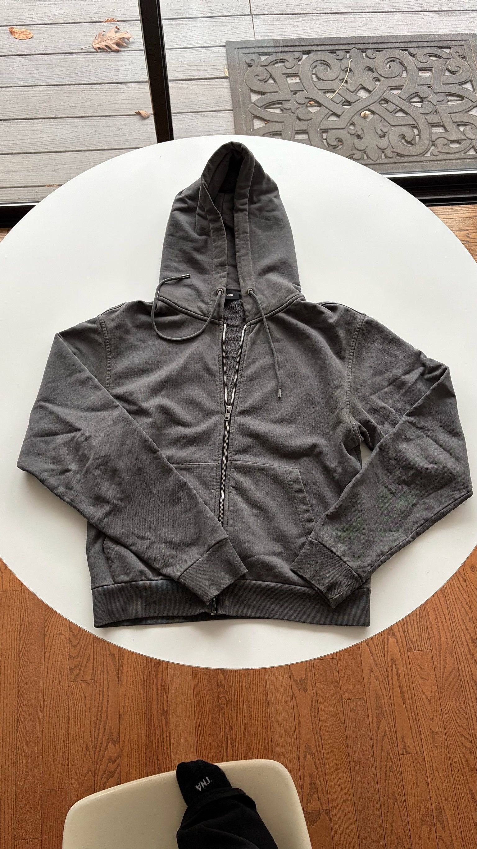 WE11DONE We11done Gray Zip Hoodie Size US M / EU 48-50 / 2 - 3 Thumbnail