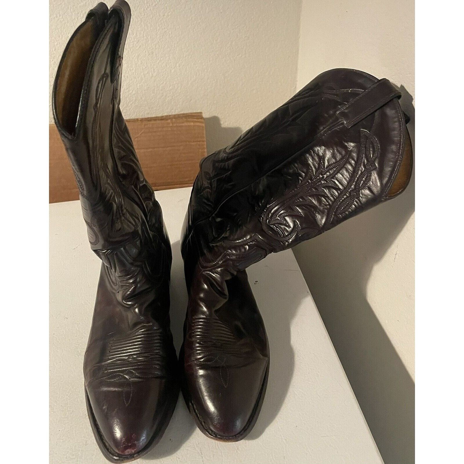 Tony Lama Tony Lama Men’s Vaquero Western Boots Size 9 1/2 EE Size US 9.5 / EU 42-43 - 2 Thumbnail
