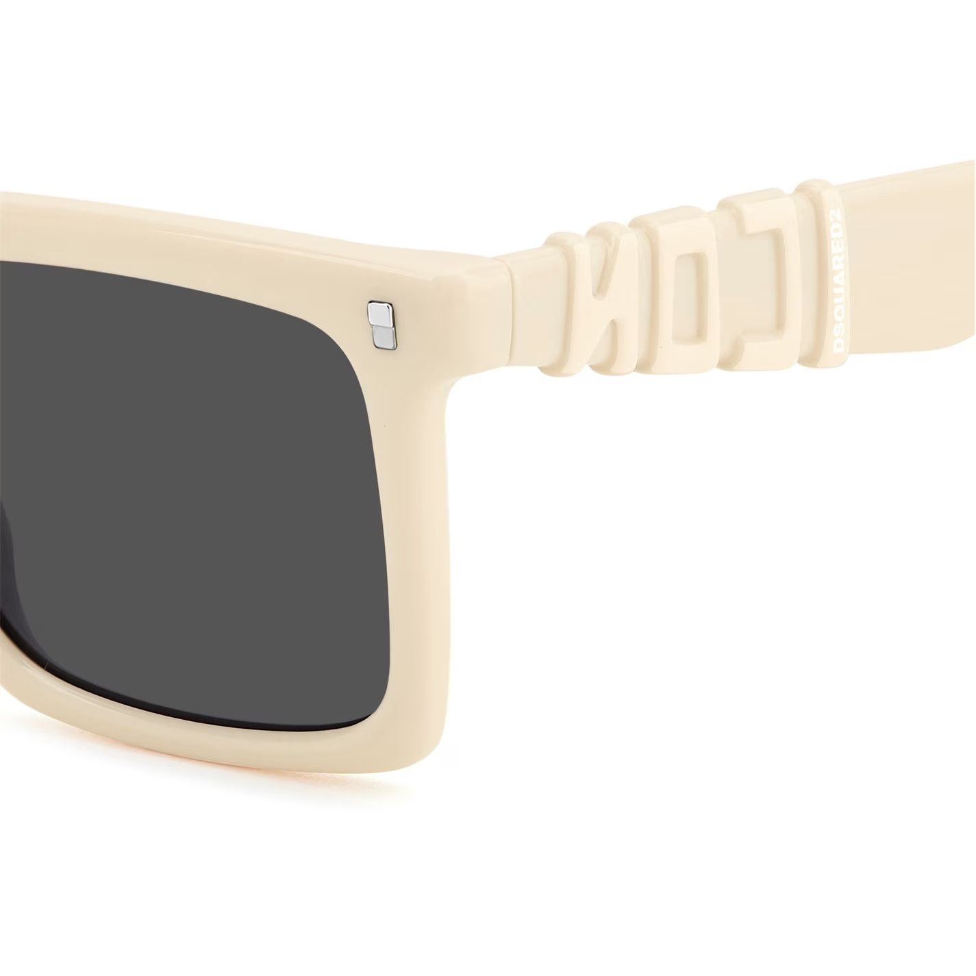 Dsquared2 o1g2r1mq0426 Size: 53CM / Round Sunglasses in Ivory Size ONE SIZE - 4 Thumbnail