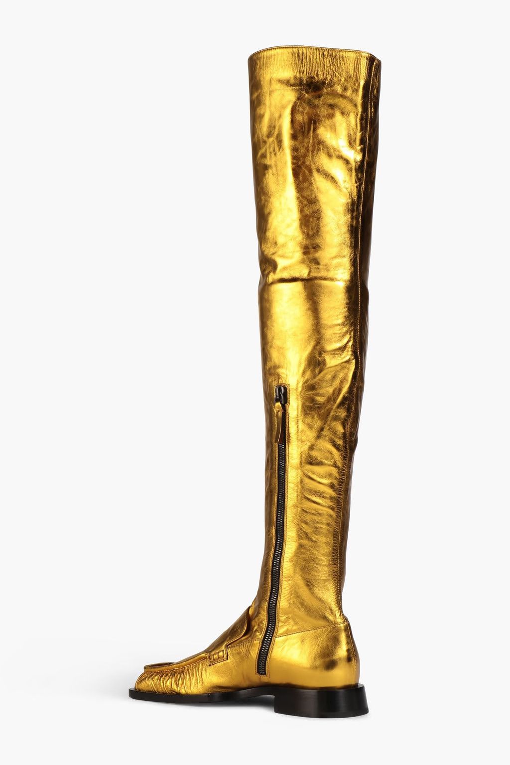 Jil Sander o1y1025 Boots in Gold Size US 5 / IT 35 - 2 Thumbnail